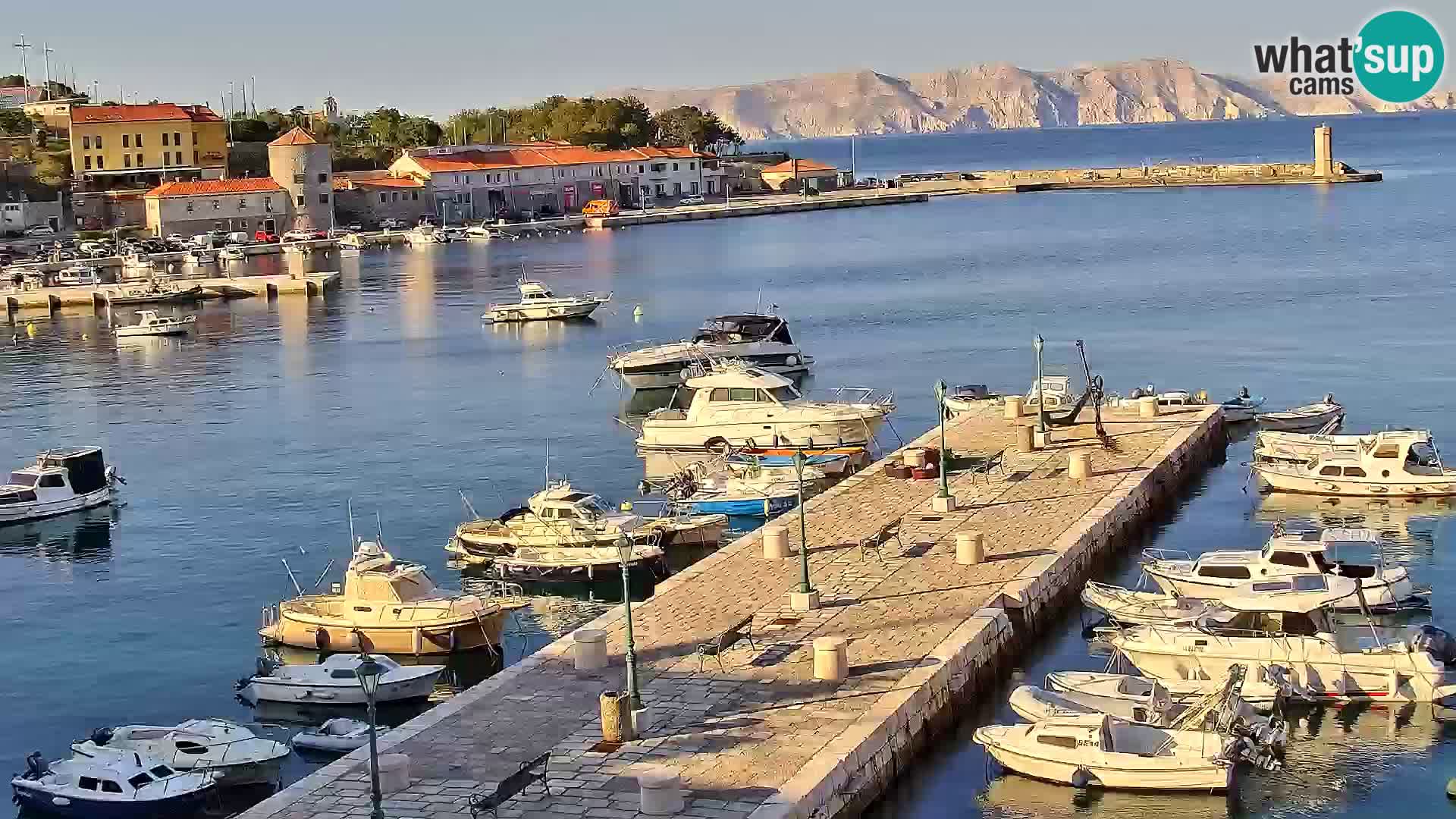 Senj Spletna kamera – pogled na obalo Senja