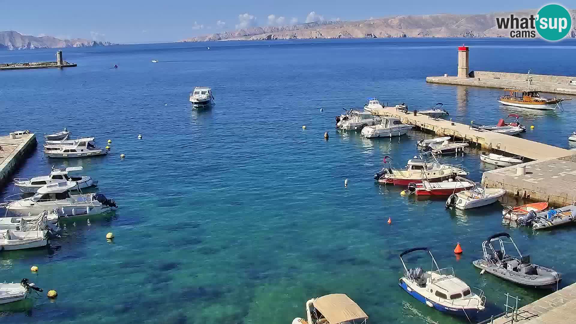 Kamera u živo Senj – Panoramski pogled na senjsku rivu