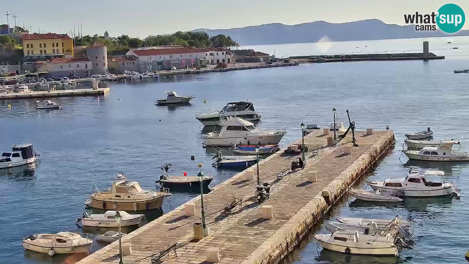 Webcam Segna – Panorama dell’lungomare di Senj