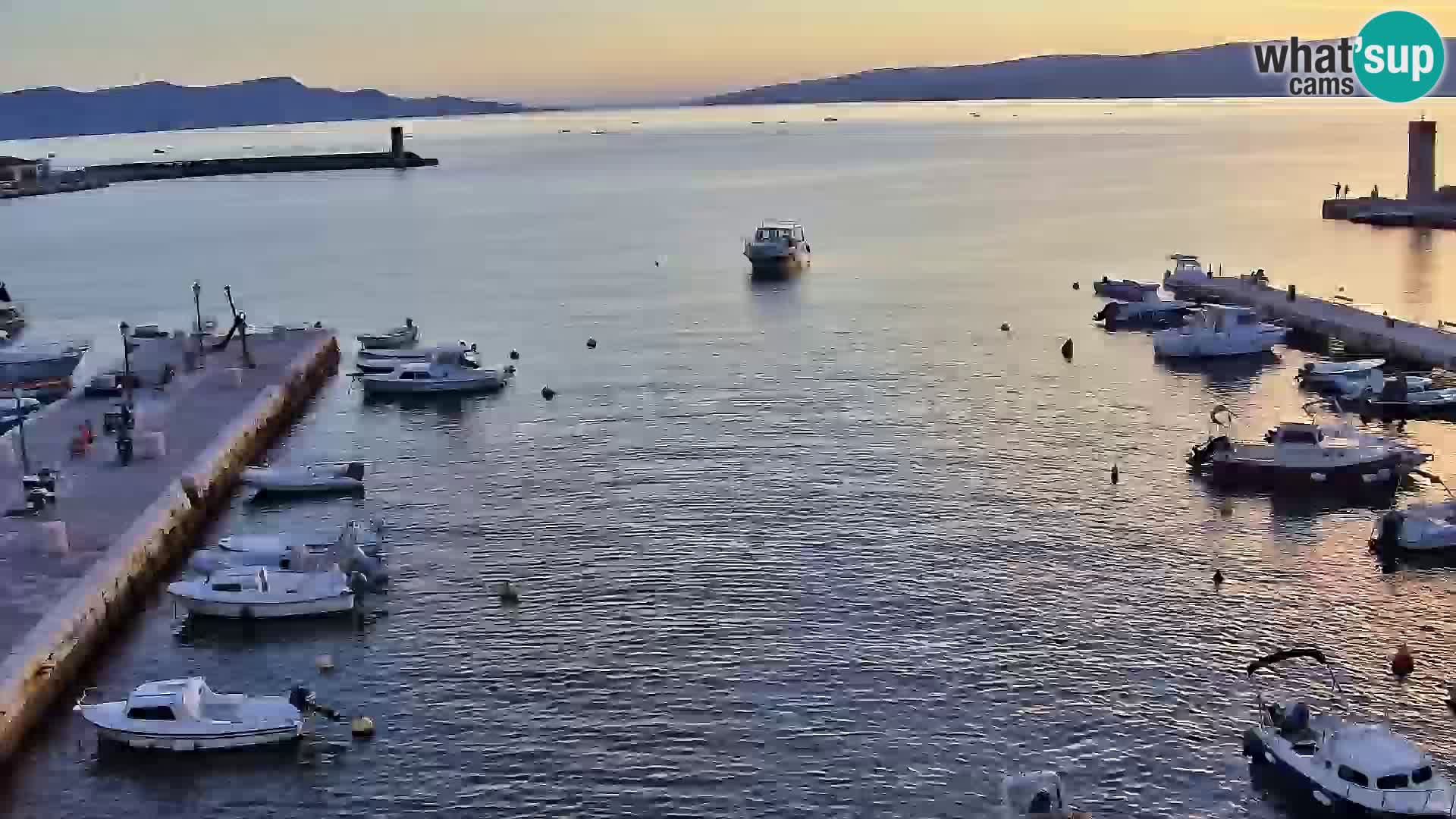 Senj Webcam – Panoramic view of Senj riva