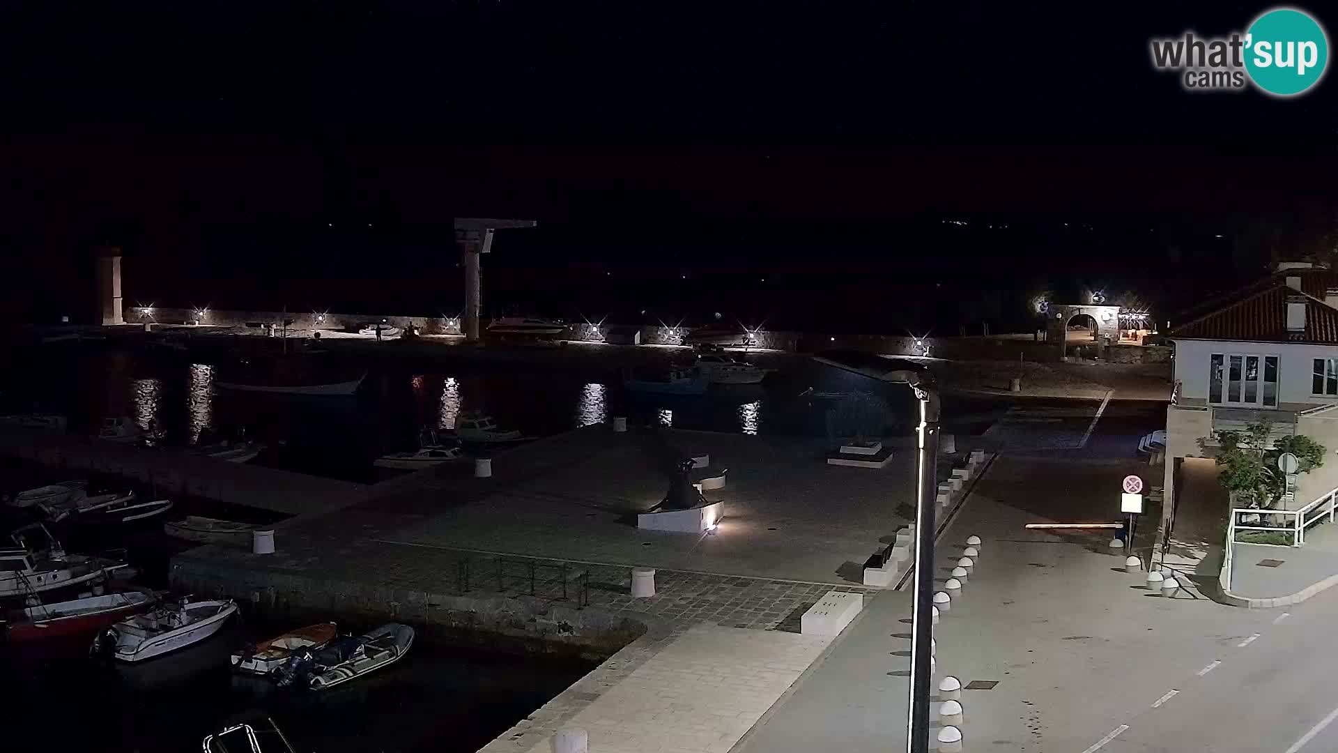 Webcam Segna – Panorama dell’lungomare di Senj