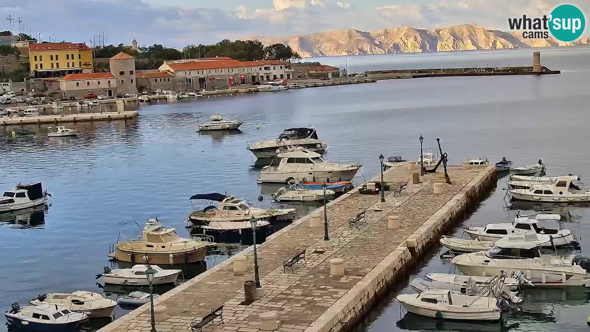 Senj camera en vivo – Vista panorámica de Senj riva