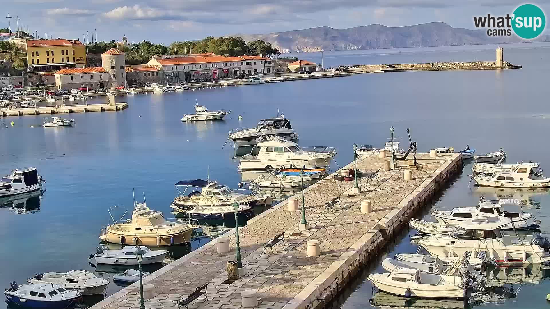Senj Spletna kamera – pogled na obalo Senja