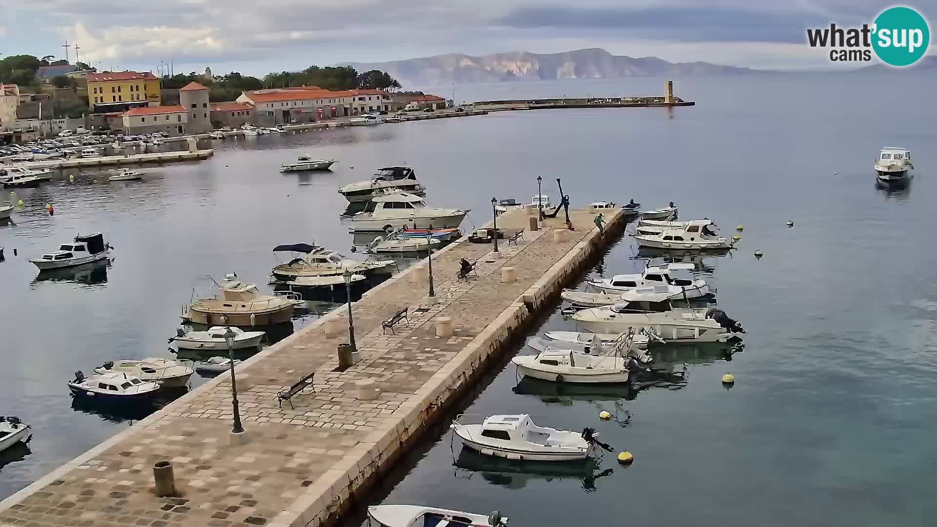 Senj camera en vivo – Vista panorámica de Senj riva
