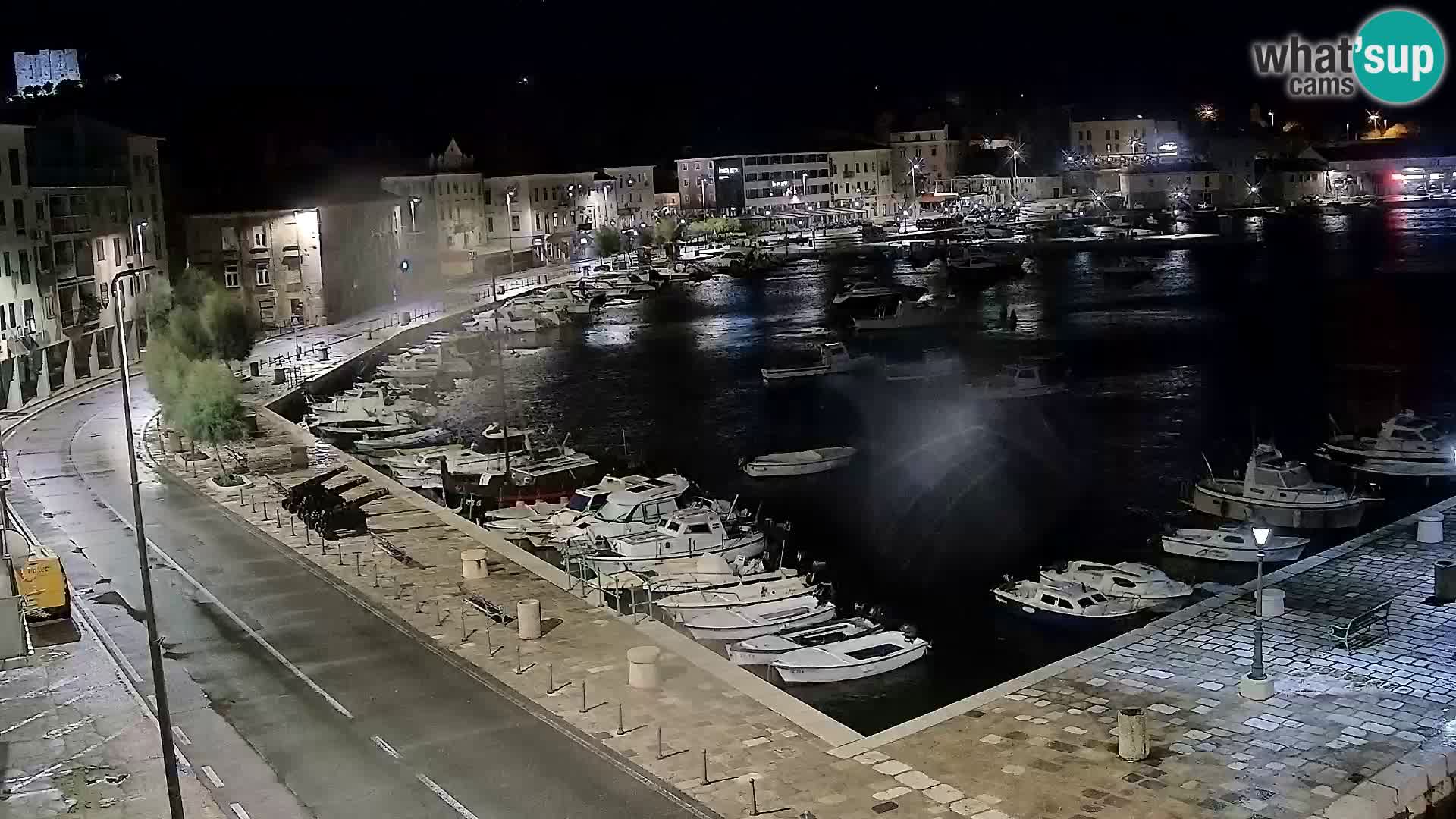 Kamera u živo Senj – Panoramski pogled na senjsku rivu