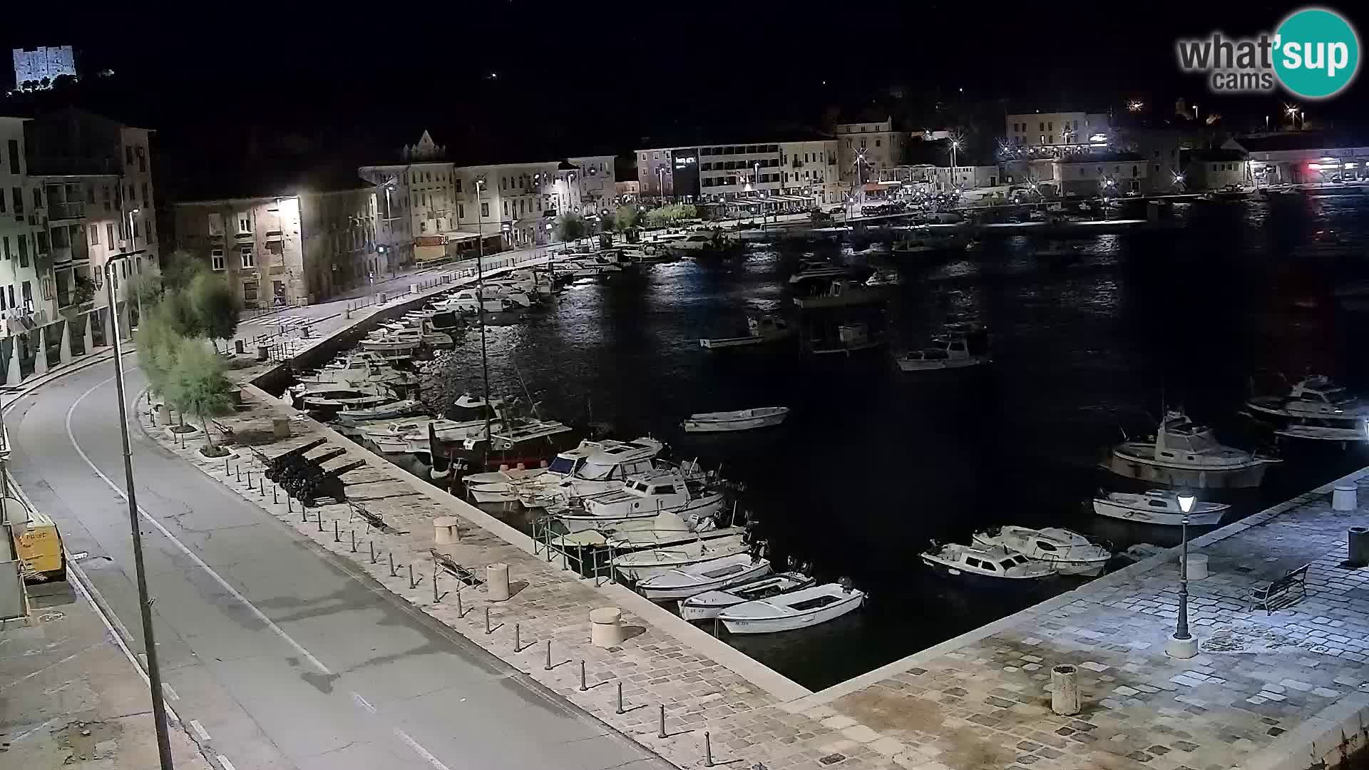 Kamera u živo Senj – Panoramski pogled na senjsku rivu