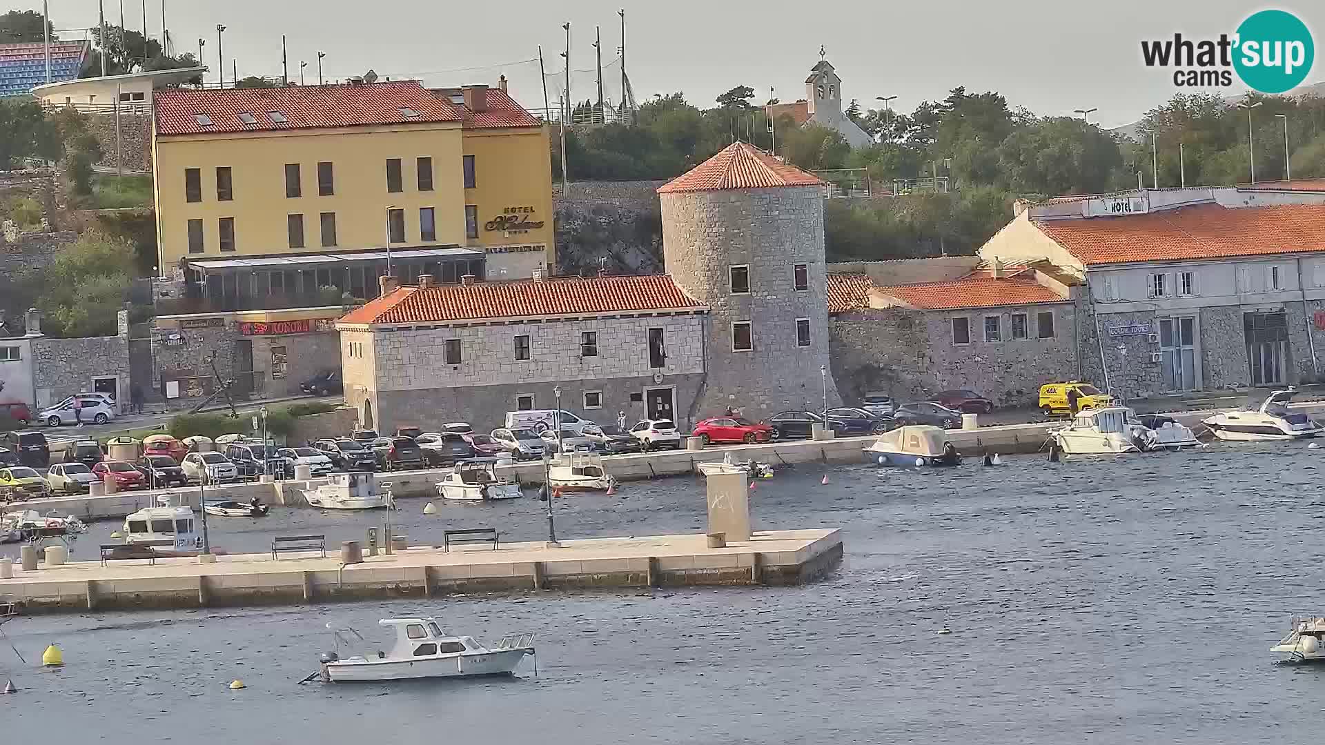 Webcam Segna – Panorama dell’lungomare di Senj