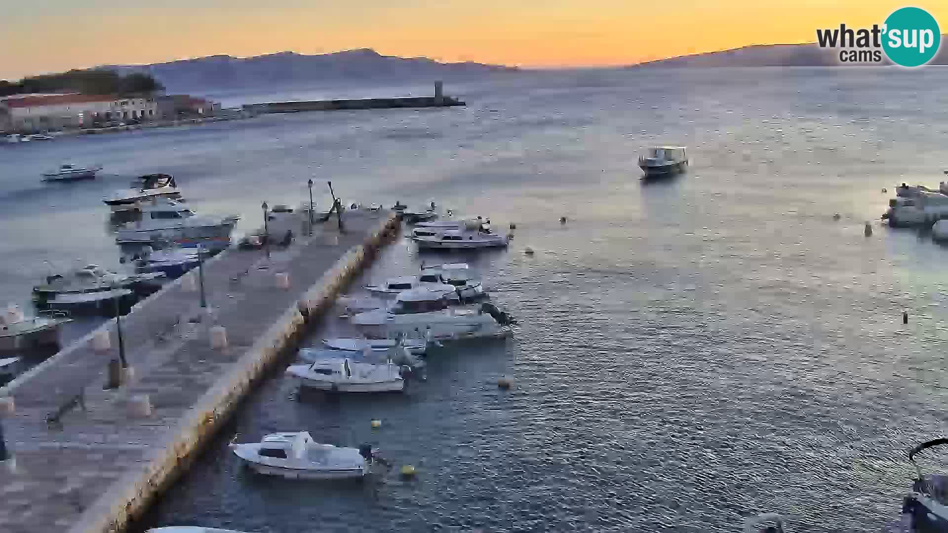 Kamera u živo Senj – Panoramski pogled na senjsku rivu