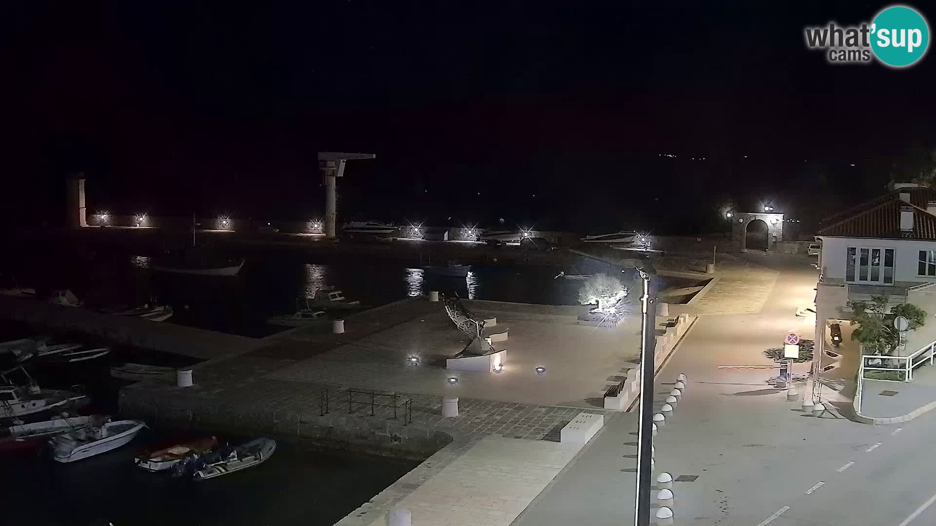 Senj Spletna kamera – pogled na obalo Senja