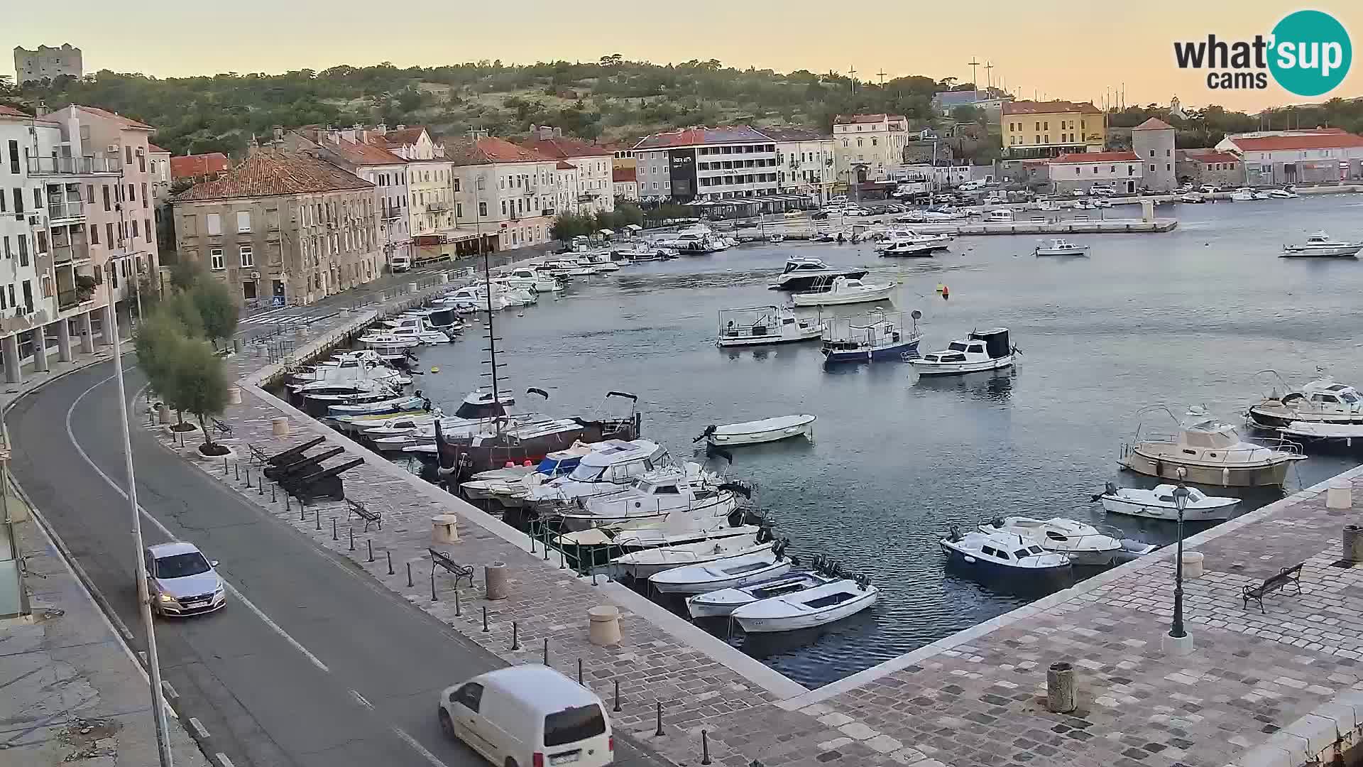 Senj camera en vivo – Vista panorámica de Senj riva