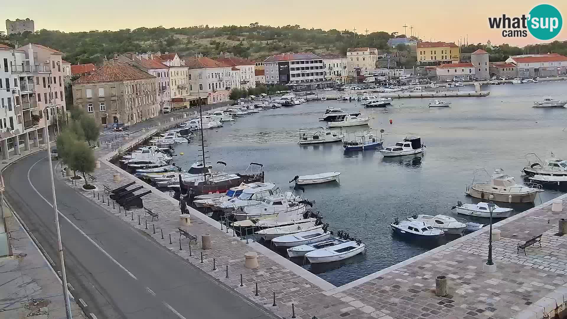 Senj camera en vivo – Vista panorámica de Senj riva
