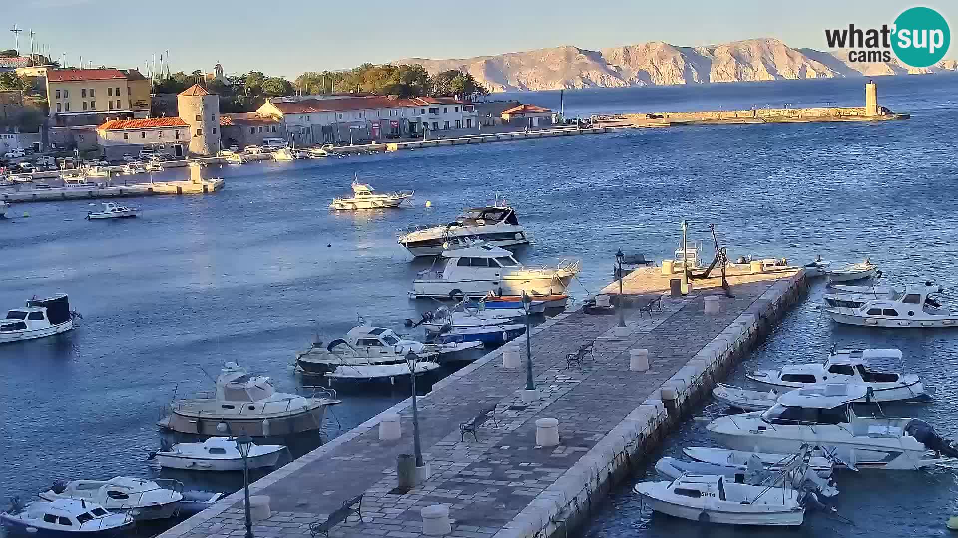 Senj camera en vivo – Vista panorámica de Senj riva