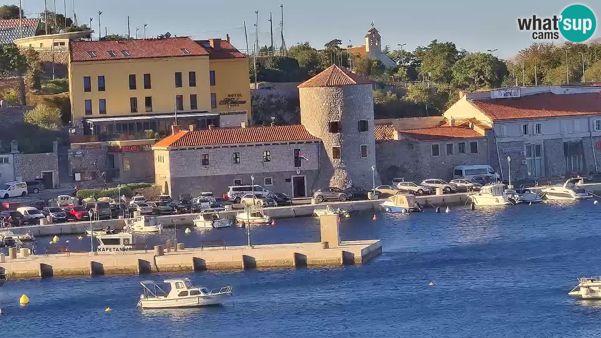 Senj camera en vivo – Vista panorámica de Senj riva