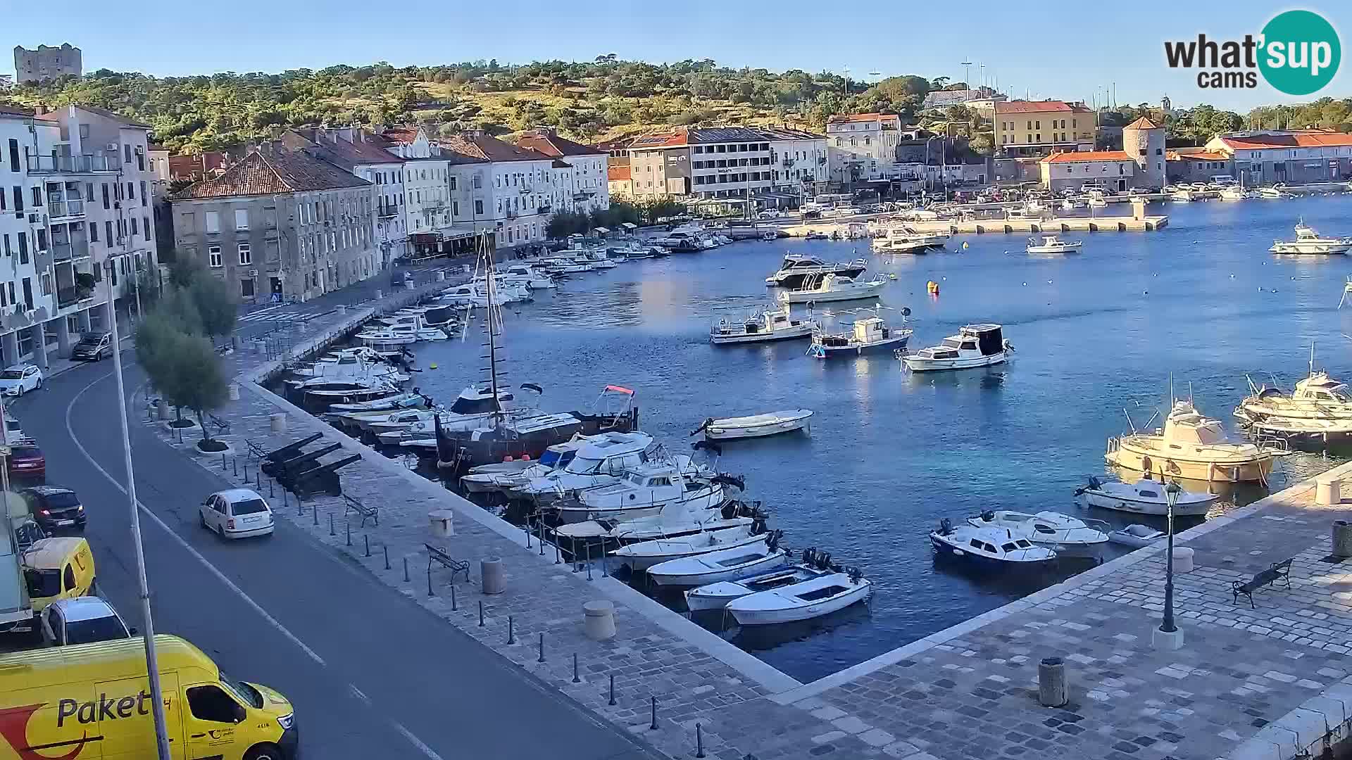 Senj Spletna kamera – pogled na obalo Senja