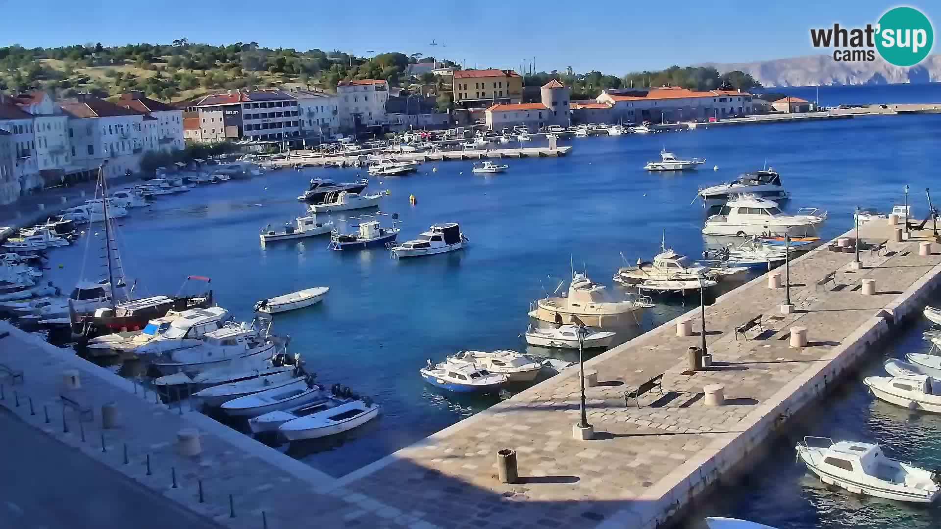 Senj Spletna kamera – pogled na obalo Senja