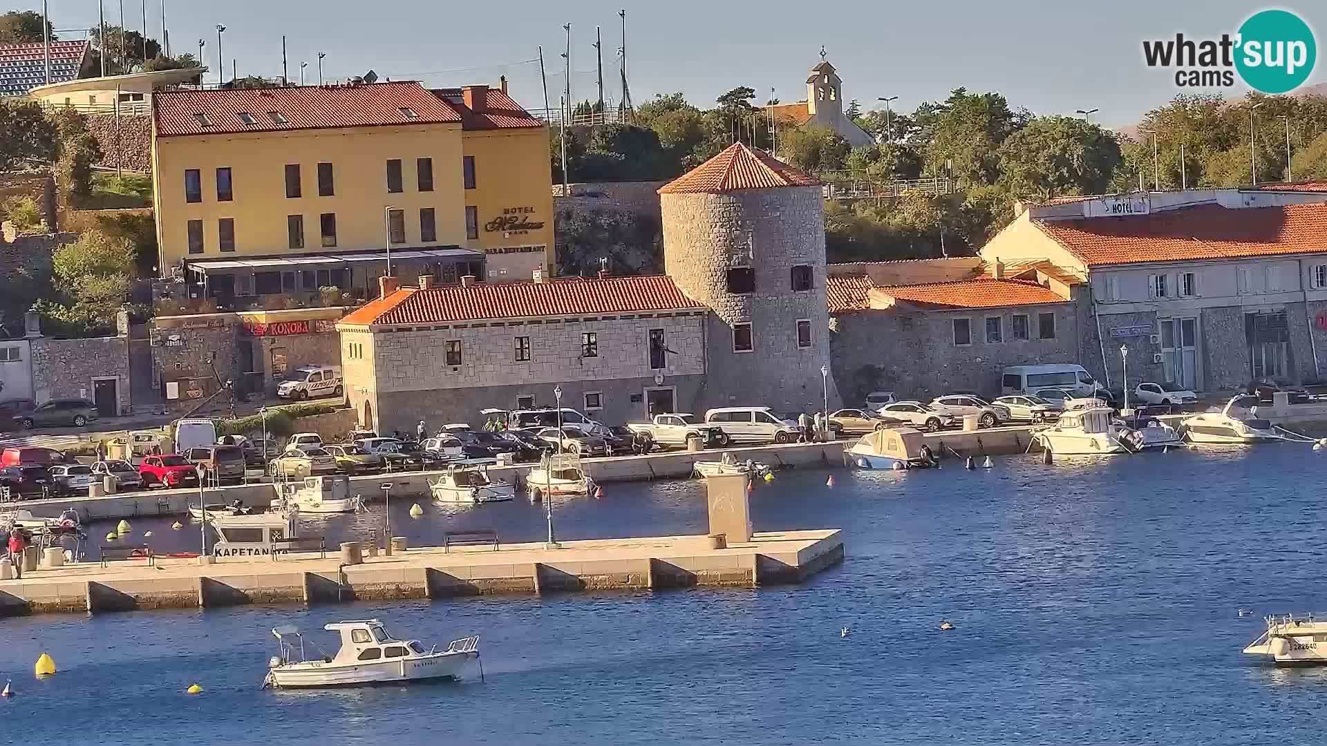 Senj Spletna kamera – pogled na obalo Senja