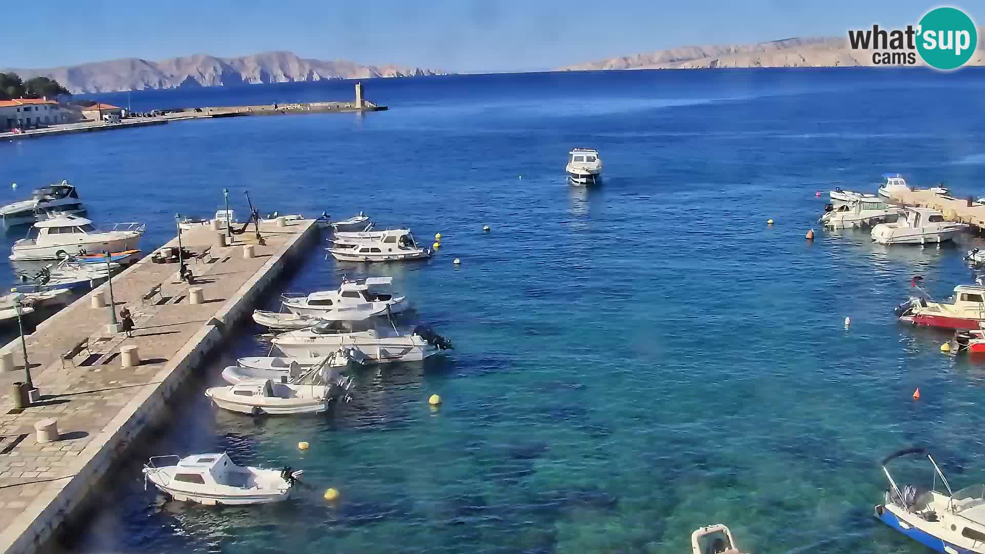 Kamera u živo Senj – Panoramski pogled na senjsku rivu
