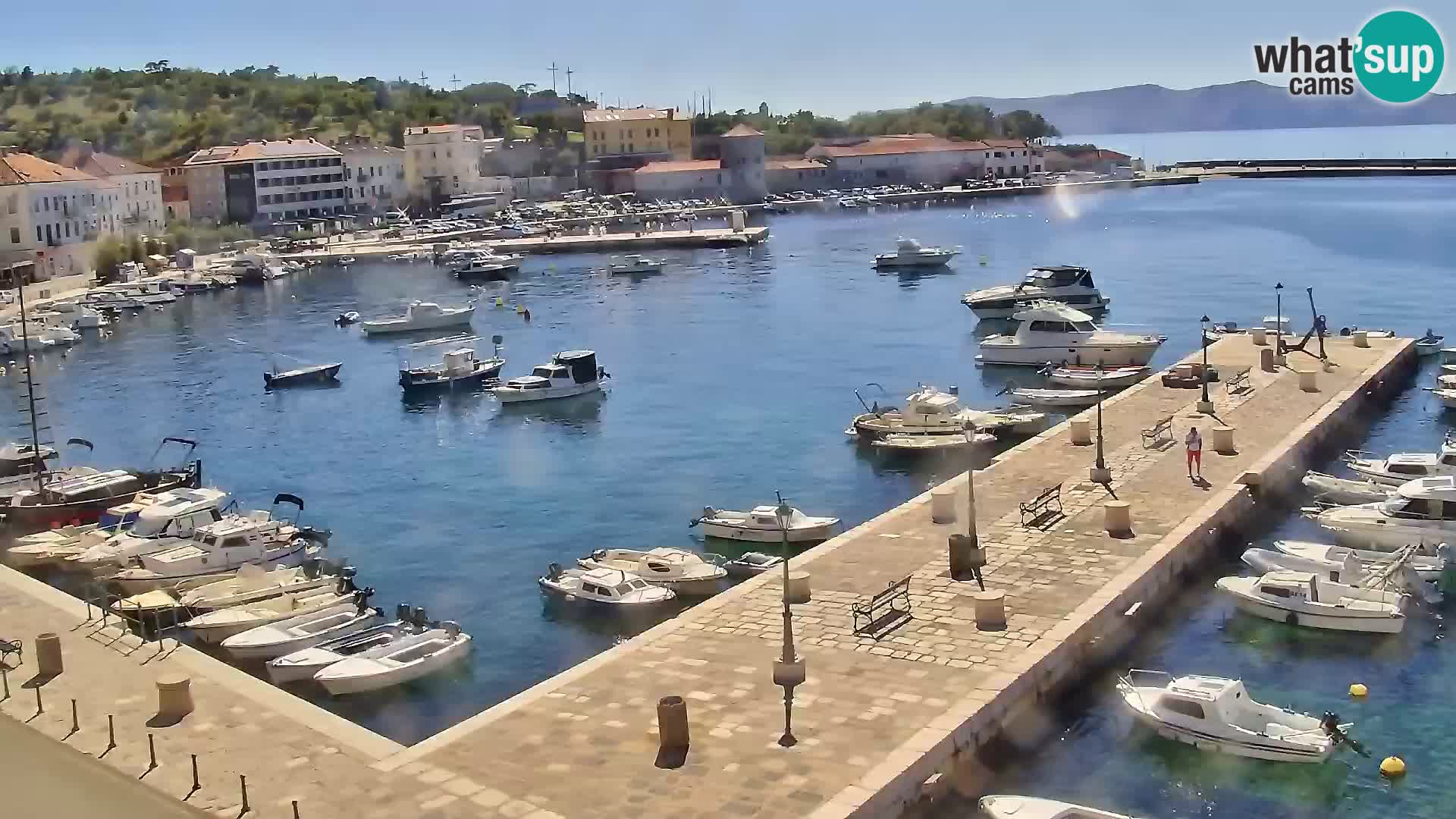 Senj Spletna kamera – pogled na obalo Senja