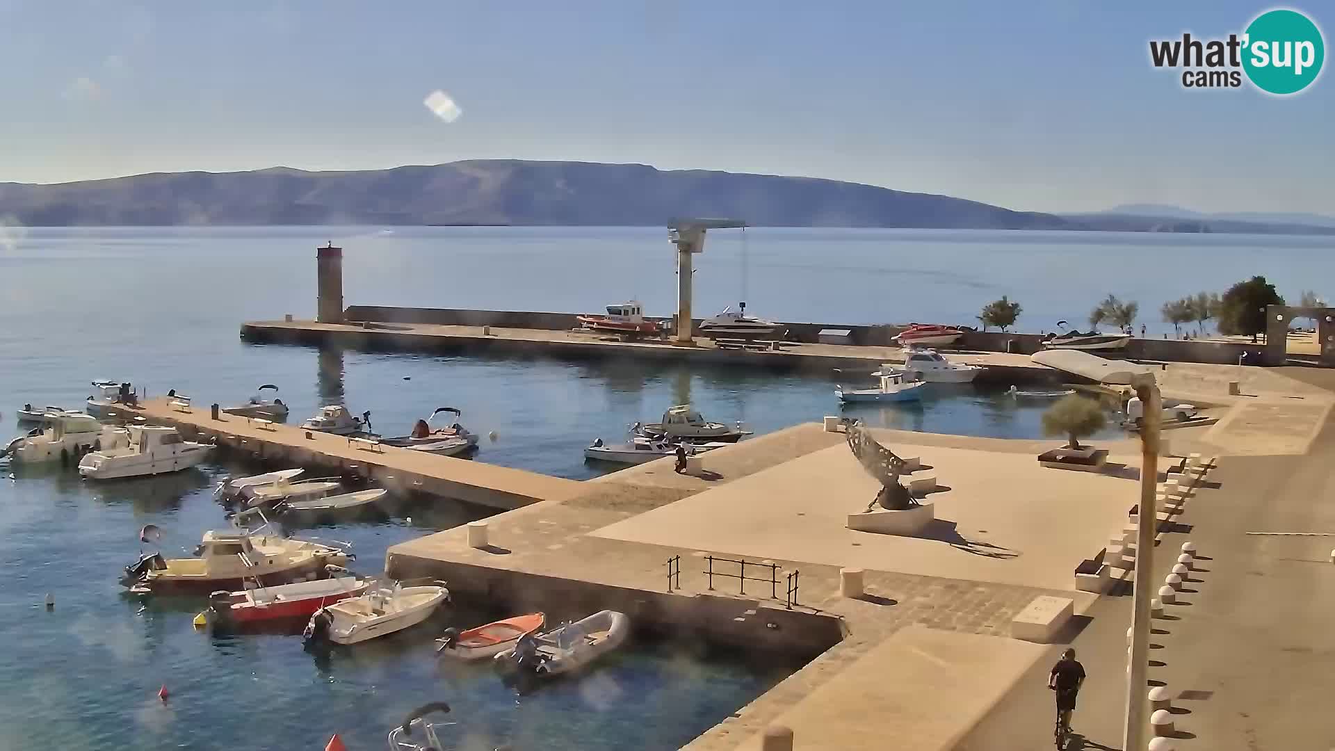 Kamera u živo Senj – Panoramski pogled na senjsku rivu