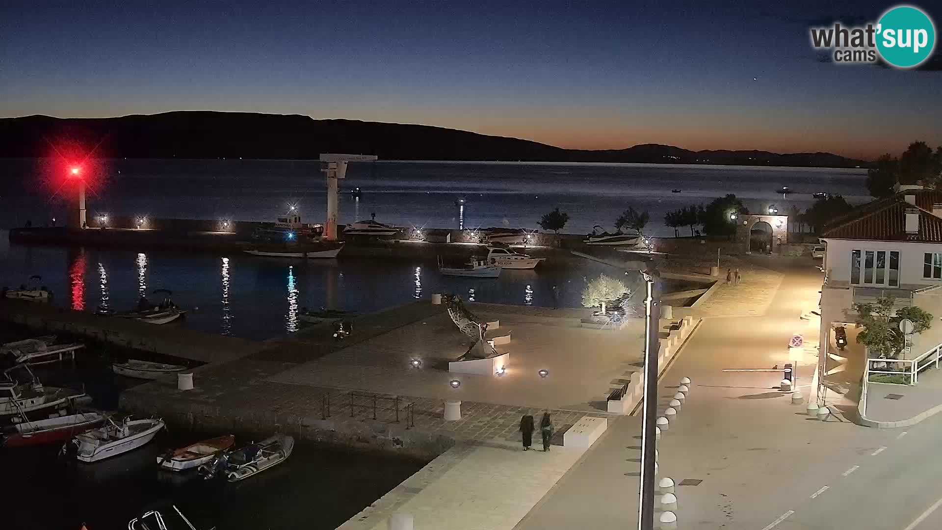 Kamera u živo Senj – Panoramski pogled na senjsku rivu