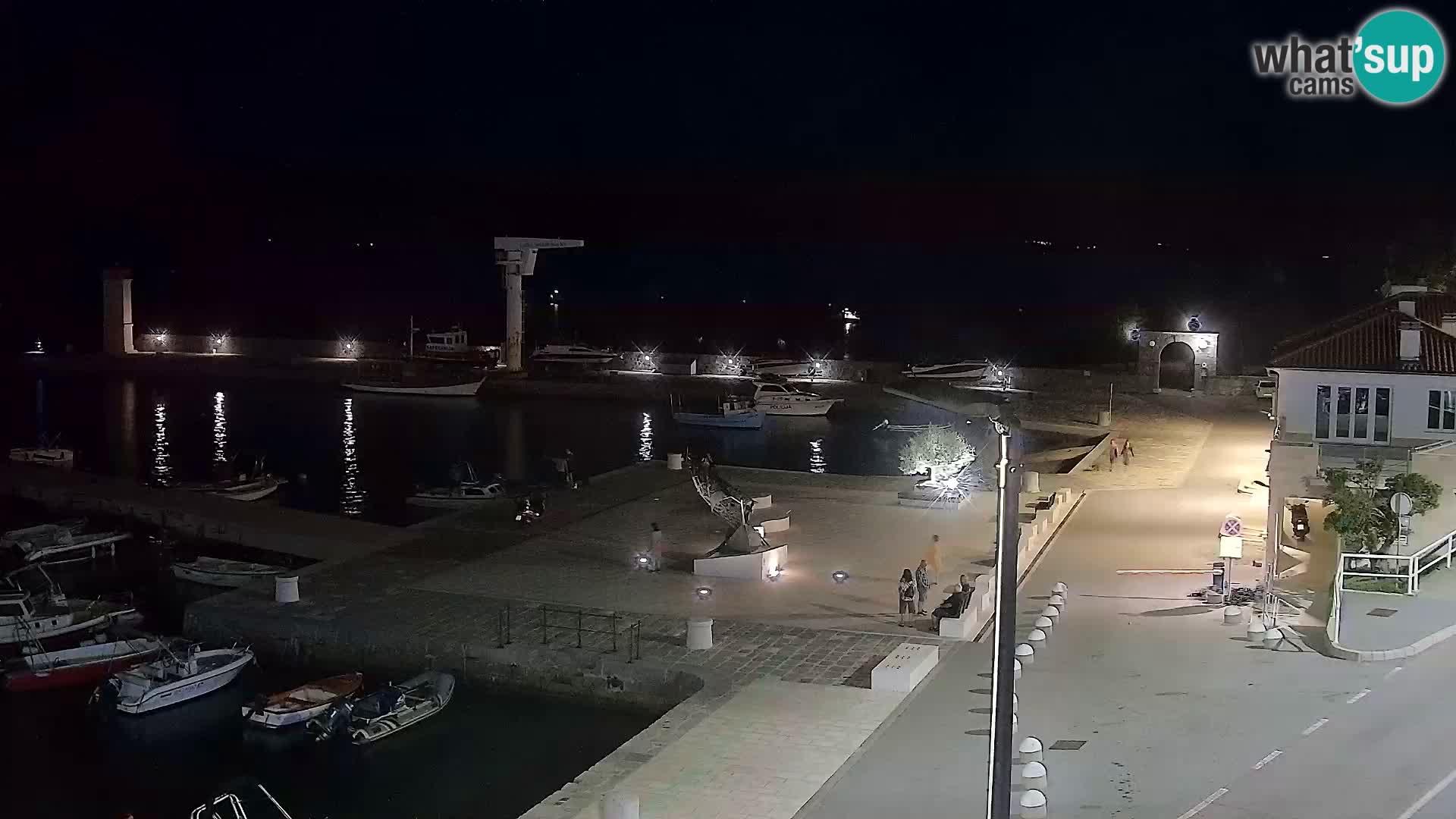 Senj Webcam – Panoramic view of Senj riva