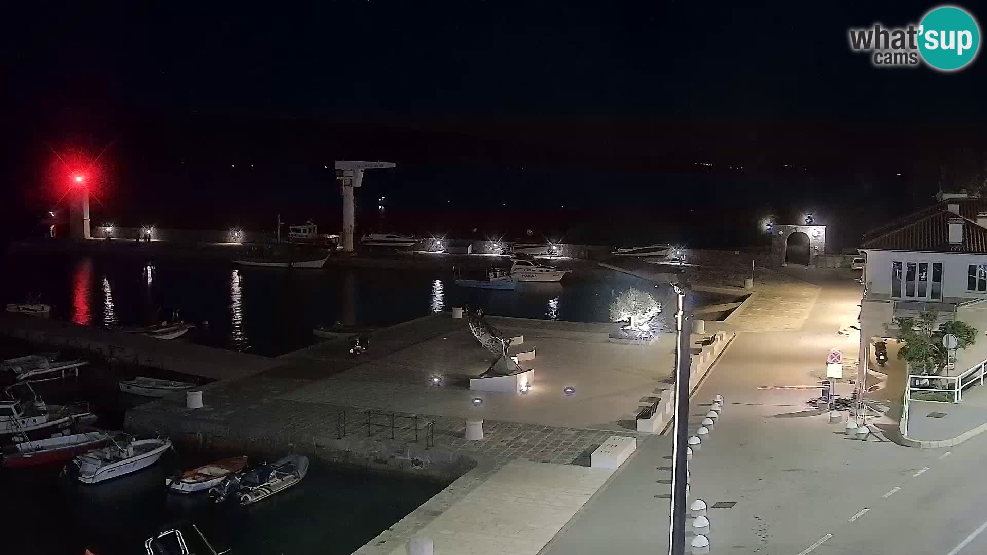 Webcam Segna – Panorama dell’lungomare di Senj