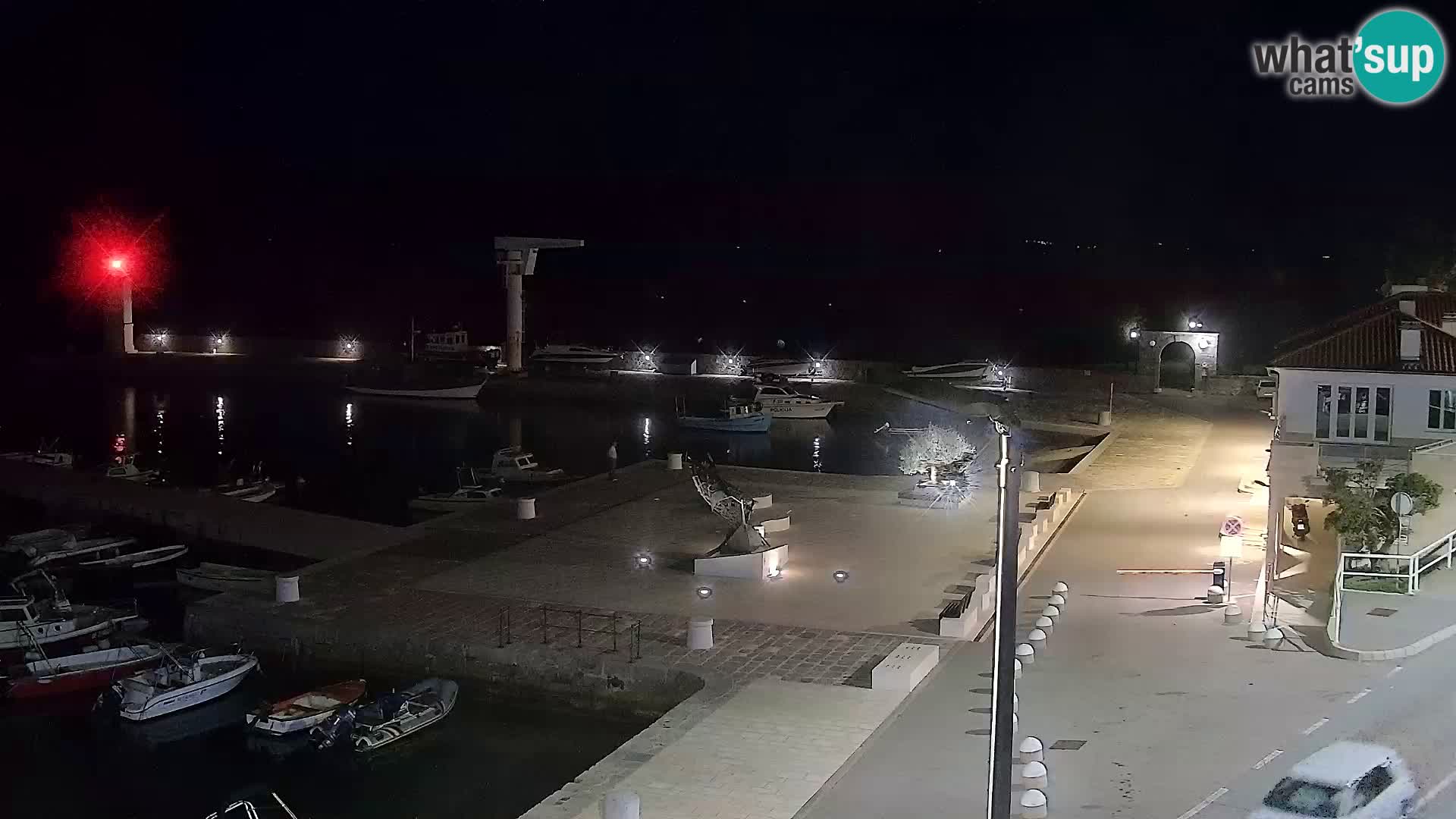 Webcam Segna – Panorama dell’lungomare di Senj