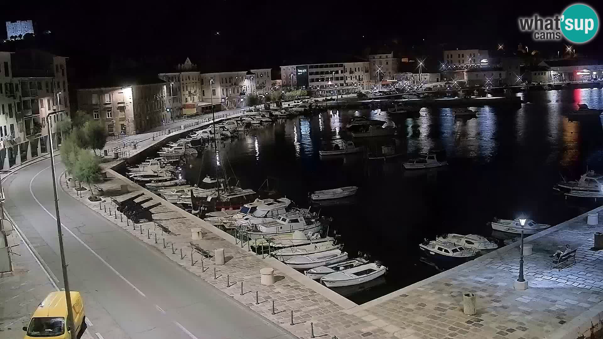 Kamera u živo Senj – Panoramski pogled na senjsku rivu