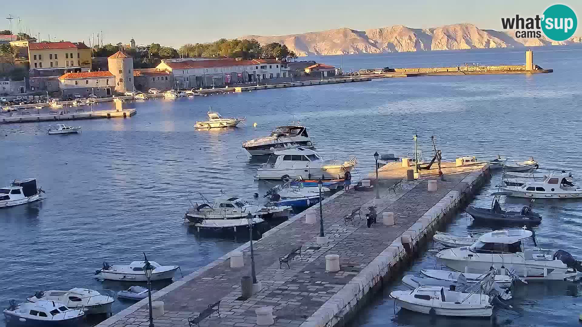 Senj camera en vivo – Vista panorámica de Senj riva