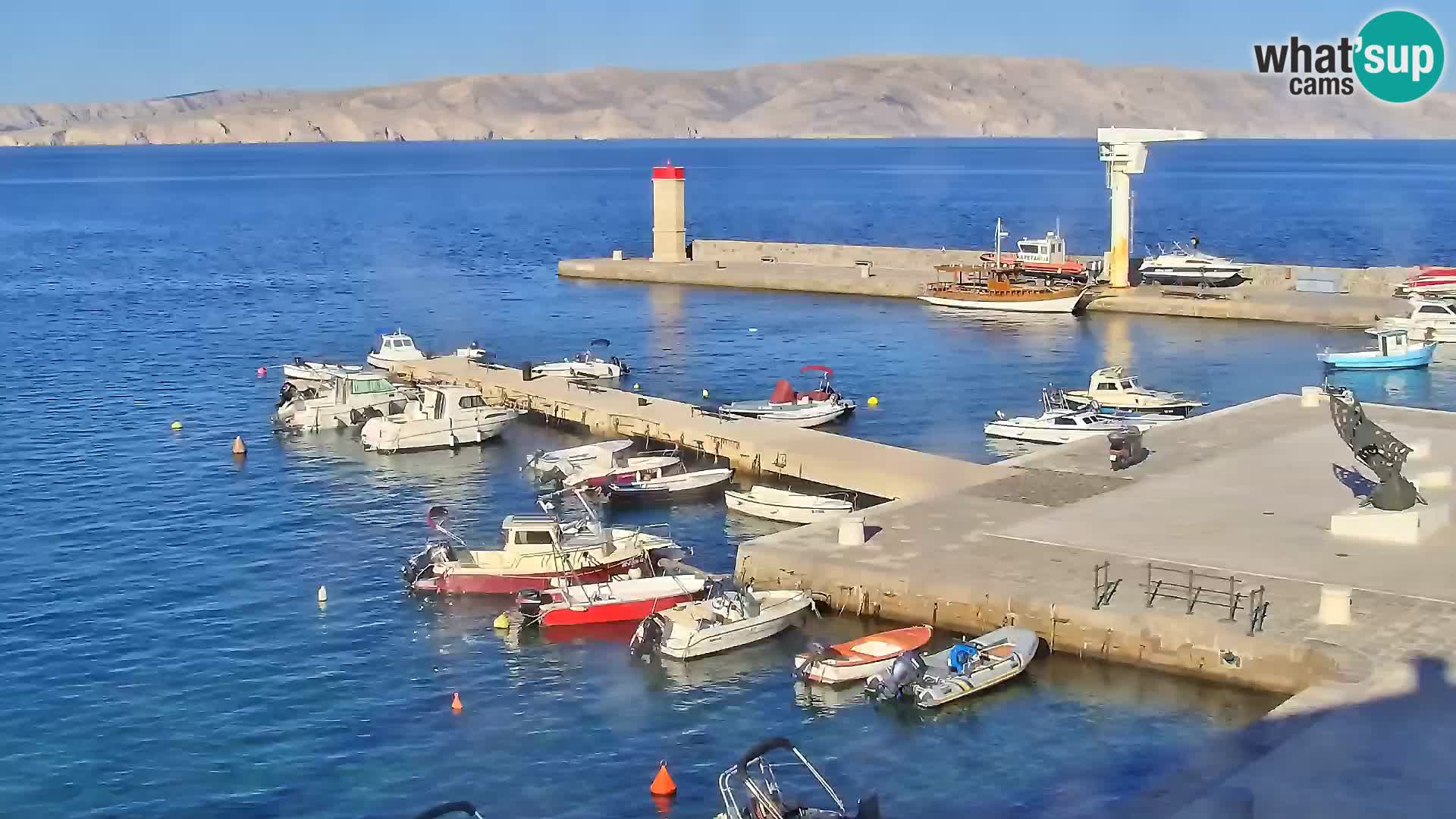 Senj Spletna kamera – pogled na obalo Senja