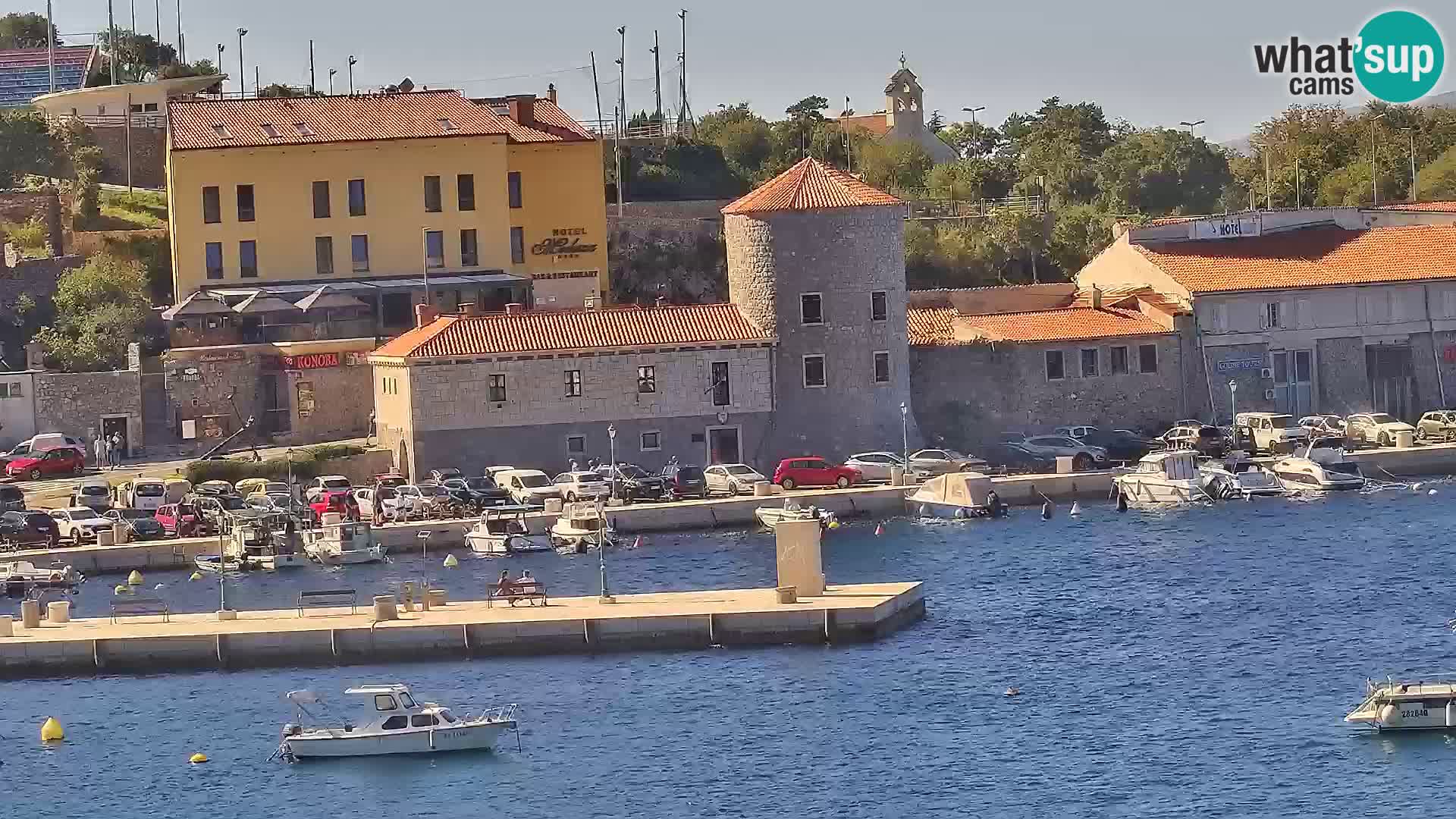 Webcam Segna – Panorama dell’lungomare di Senj