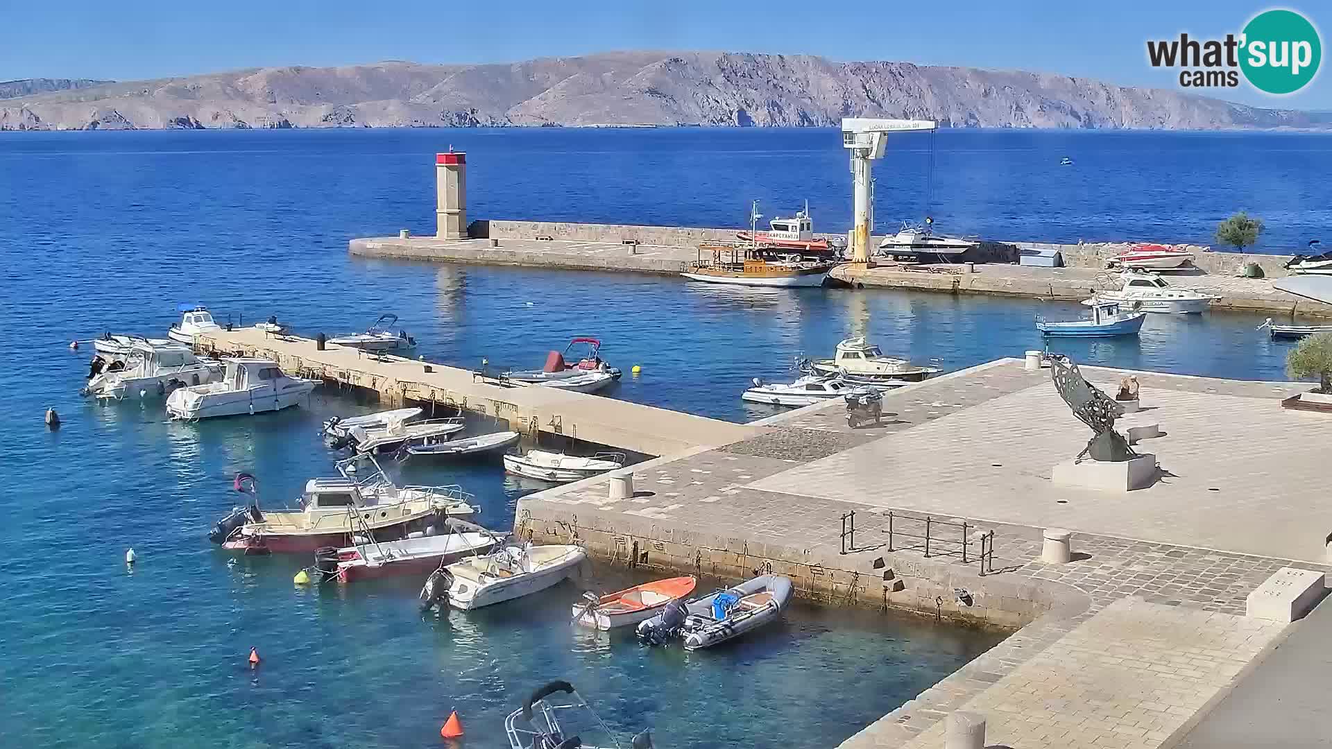 Senj camera en vivo – Vista panorámica de Senj riva