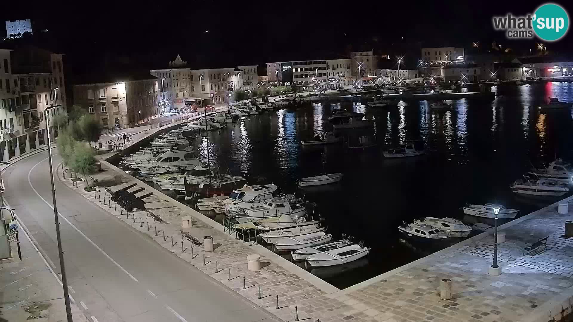 Senj Webcam – Panoramic view of Senj riva