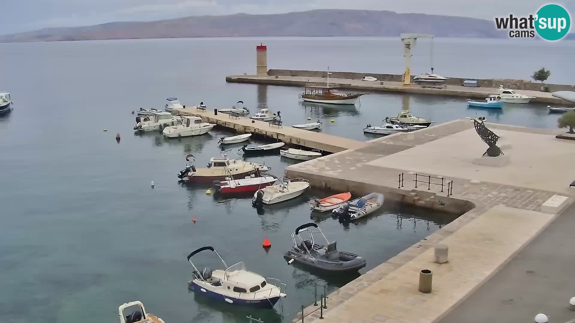 Senj Spletna kamera – pogled na obalo Senja