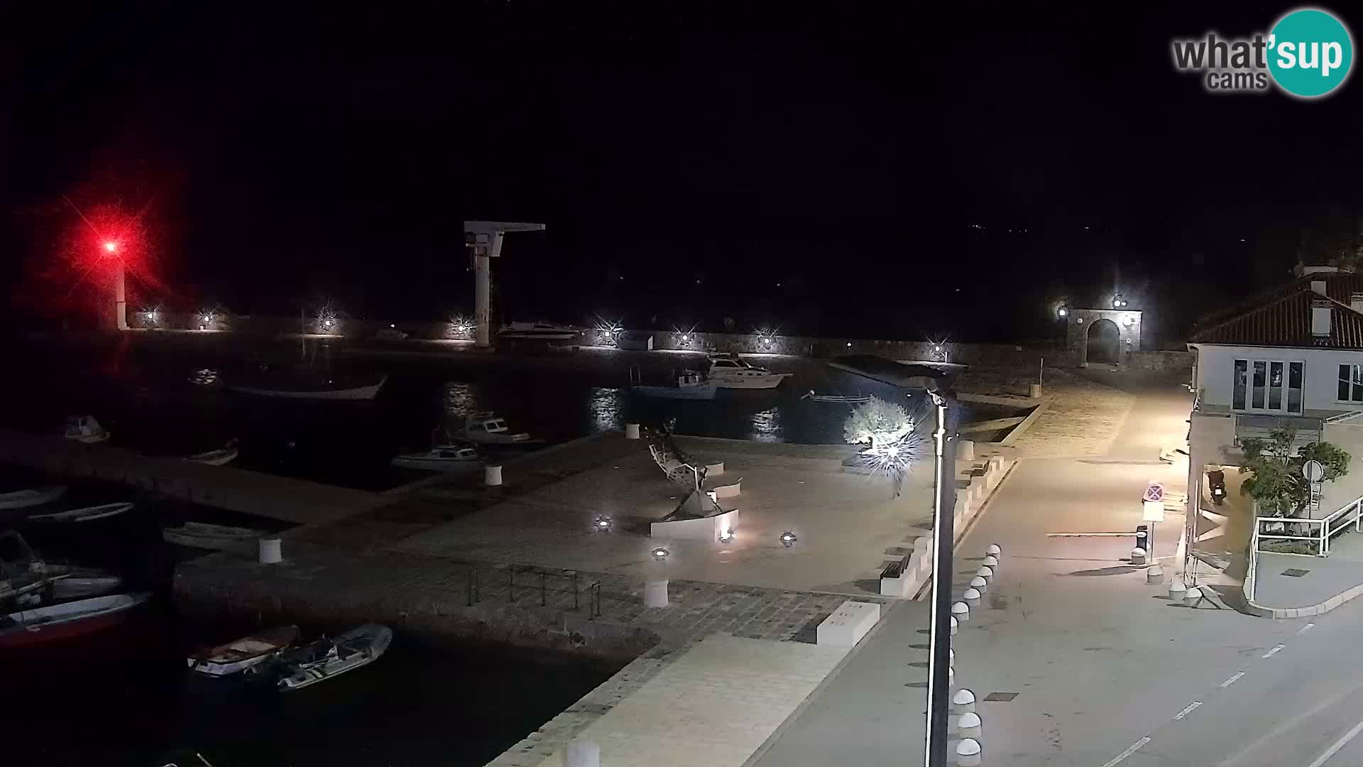Senj Webcam – Panoramic view of Senj riva