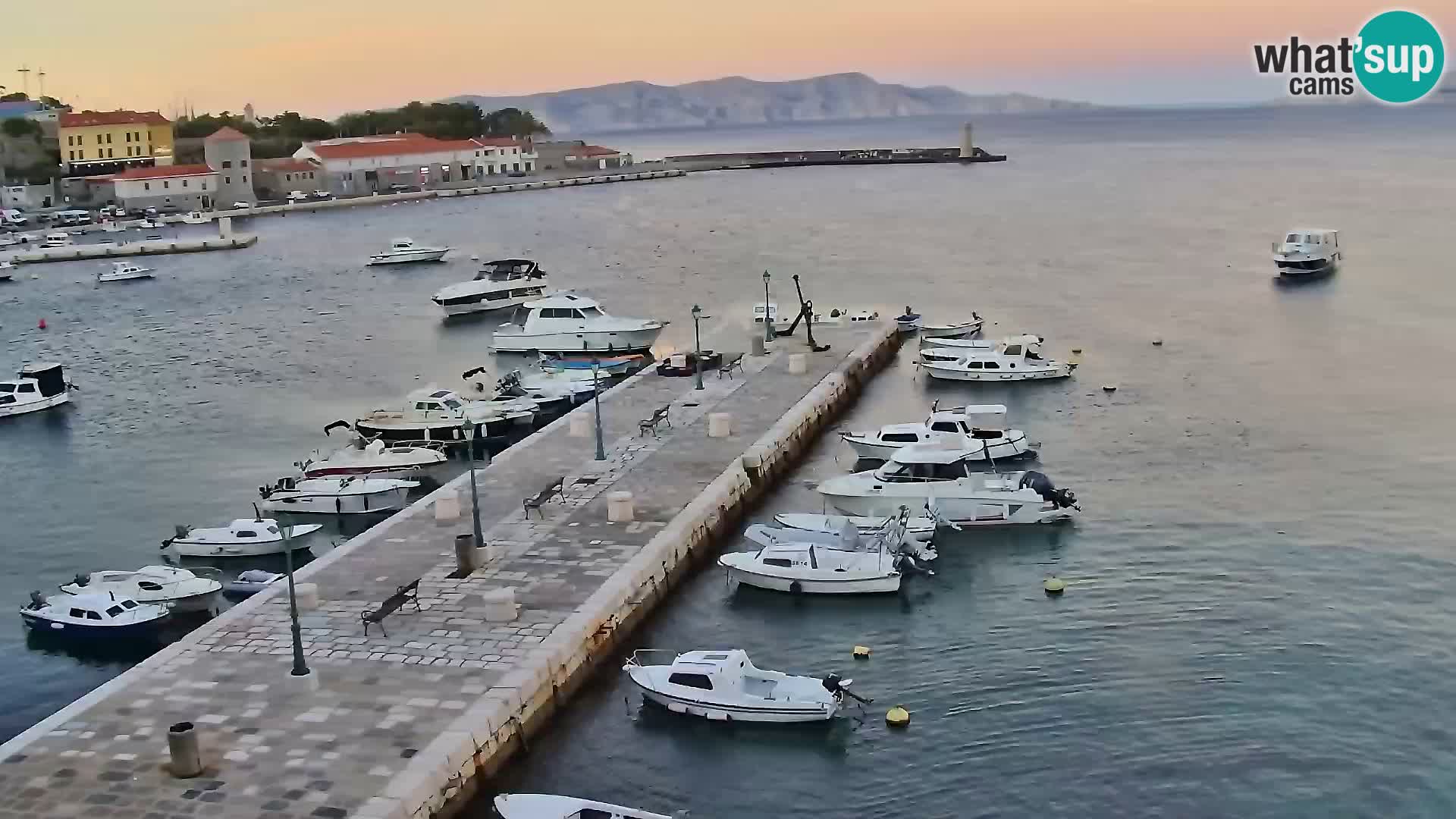 Senj Spletna kamera – pogled na obalo Senja