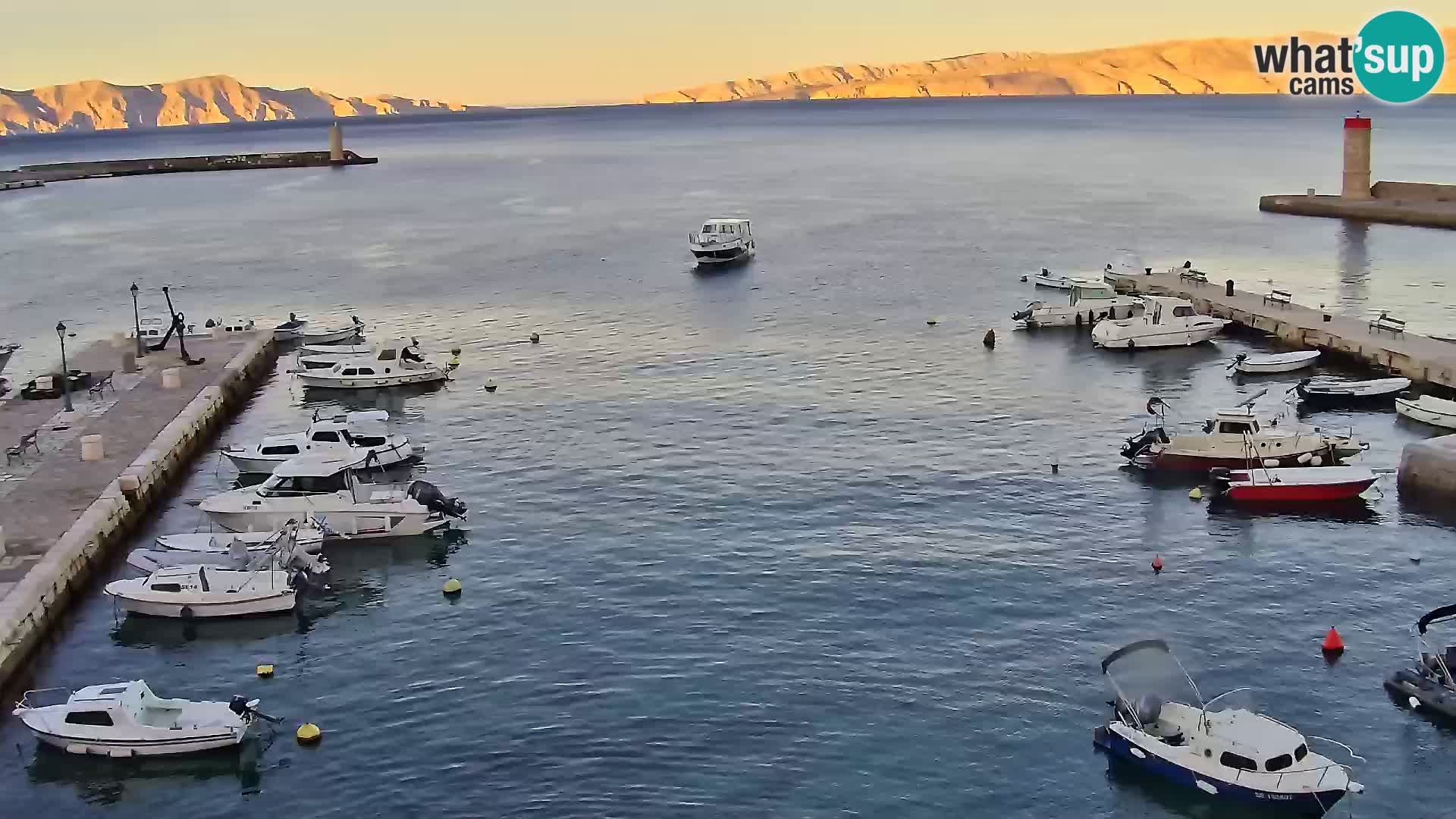 Senj camera en vivo – Vista panorámica de Senj riva