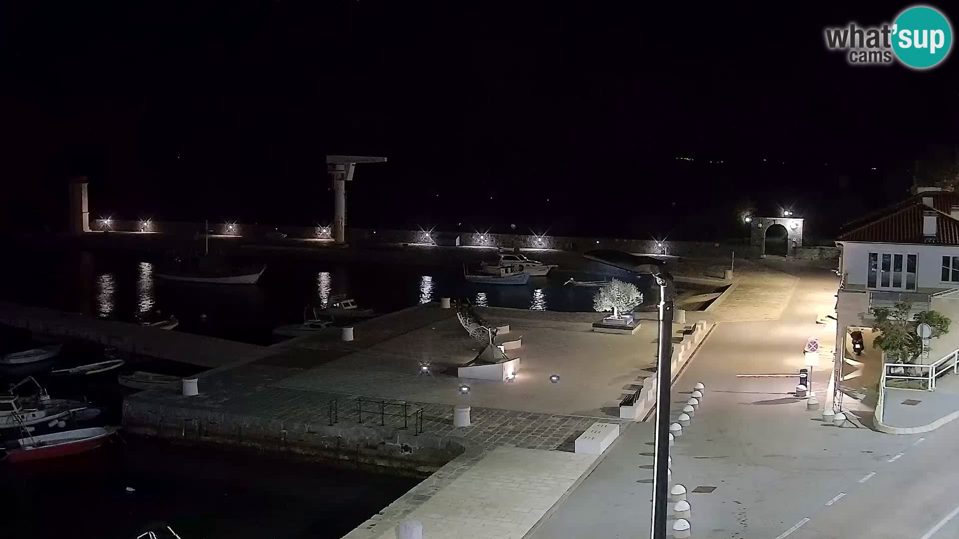 Senj Spletna kamera – pogled na obalo Senja