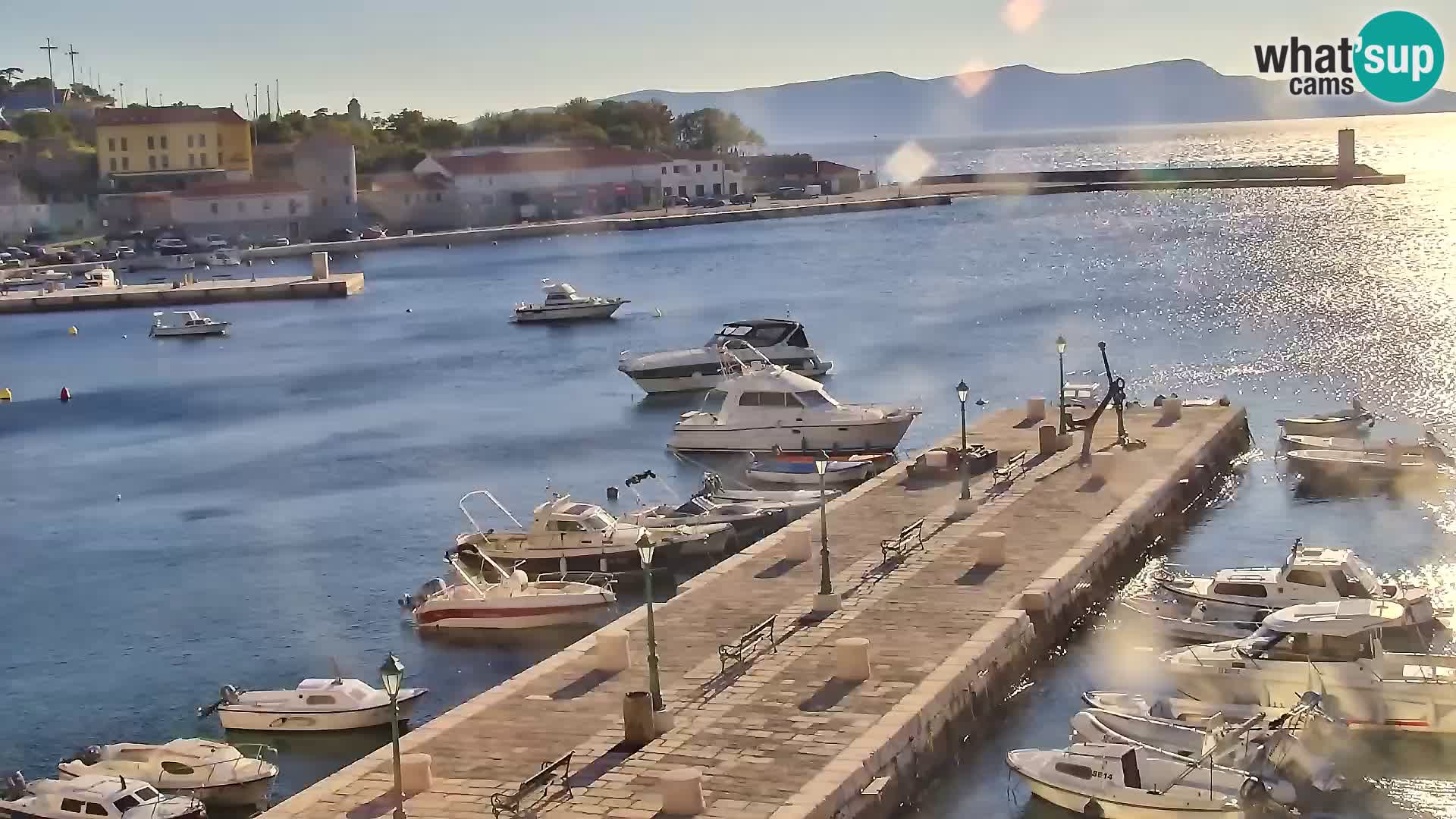 Senj Spletna kamera – pogled na obalo Senja