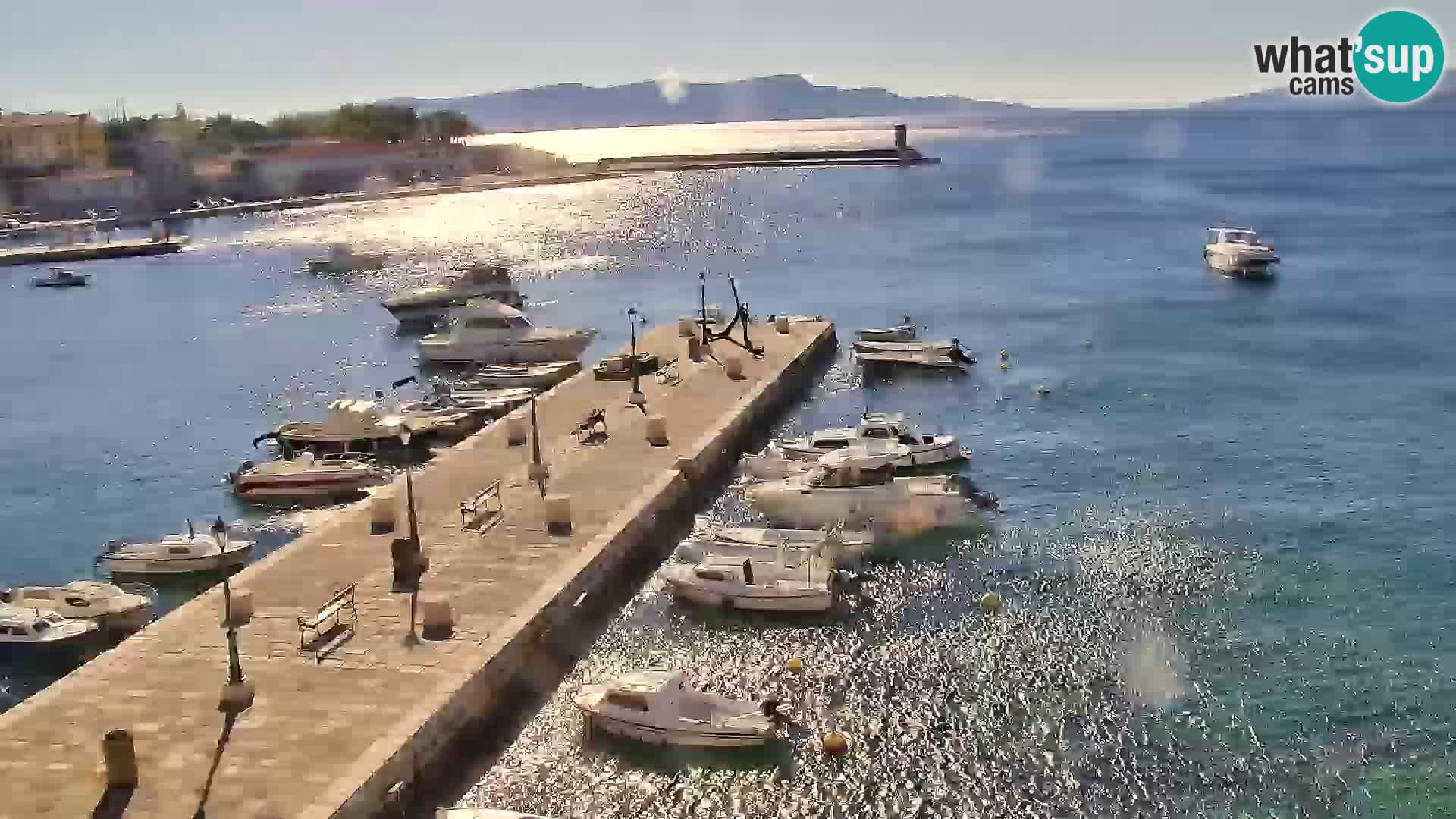 Senj Spletna kamera – pogled na obalo Senja