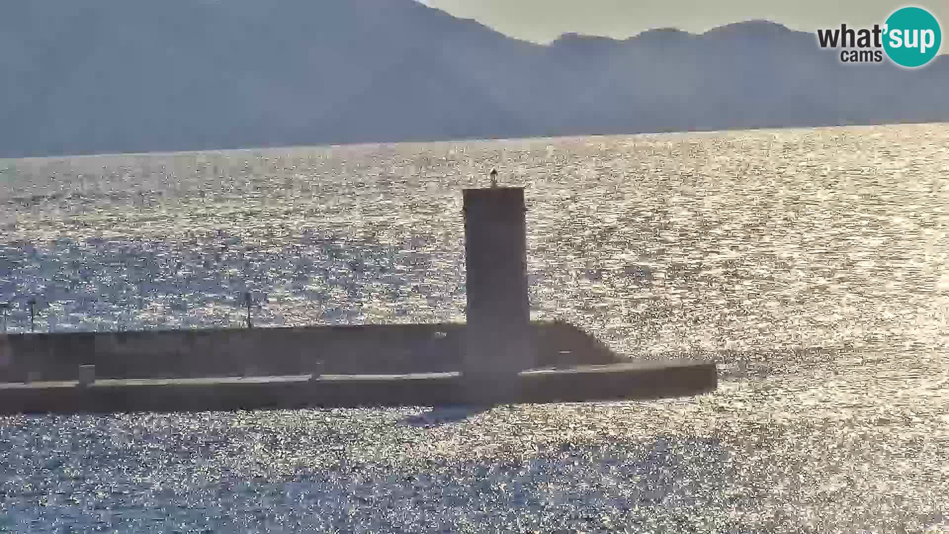 Kamera u živo Senj – Panoramski pogled na senjsku rivu