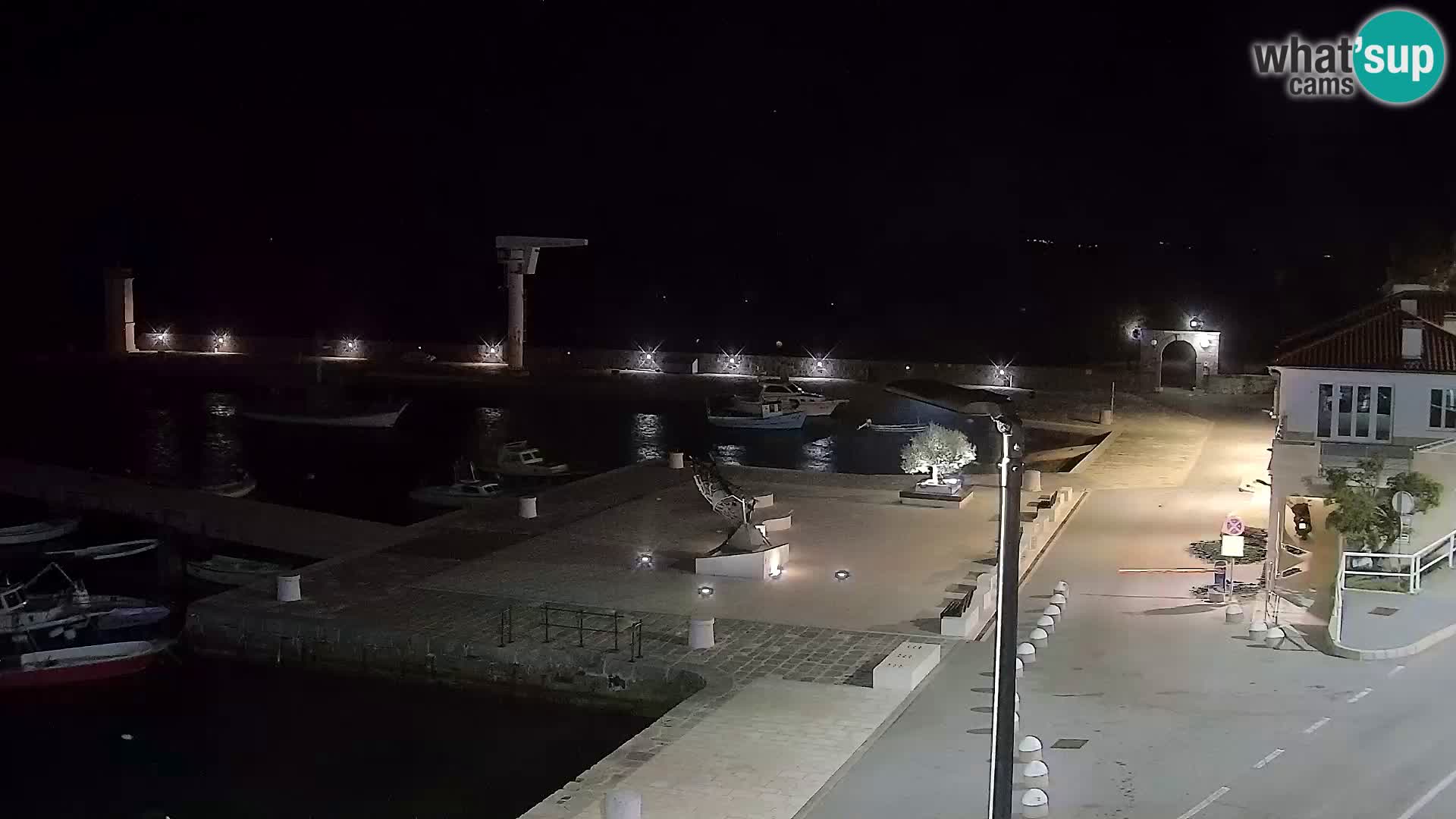 Senj Webcam – Panoramic view of Senj riva
