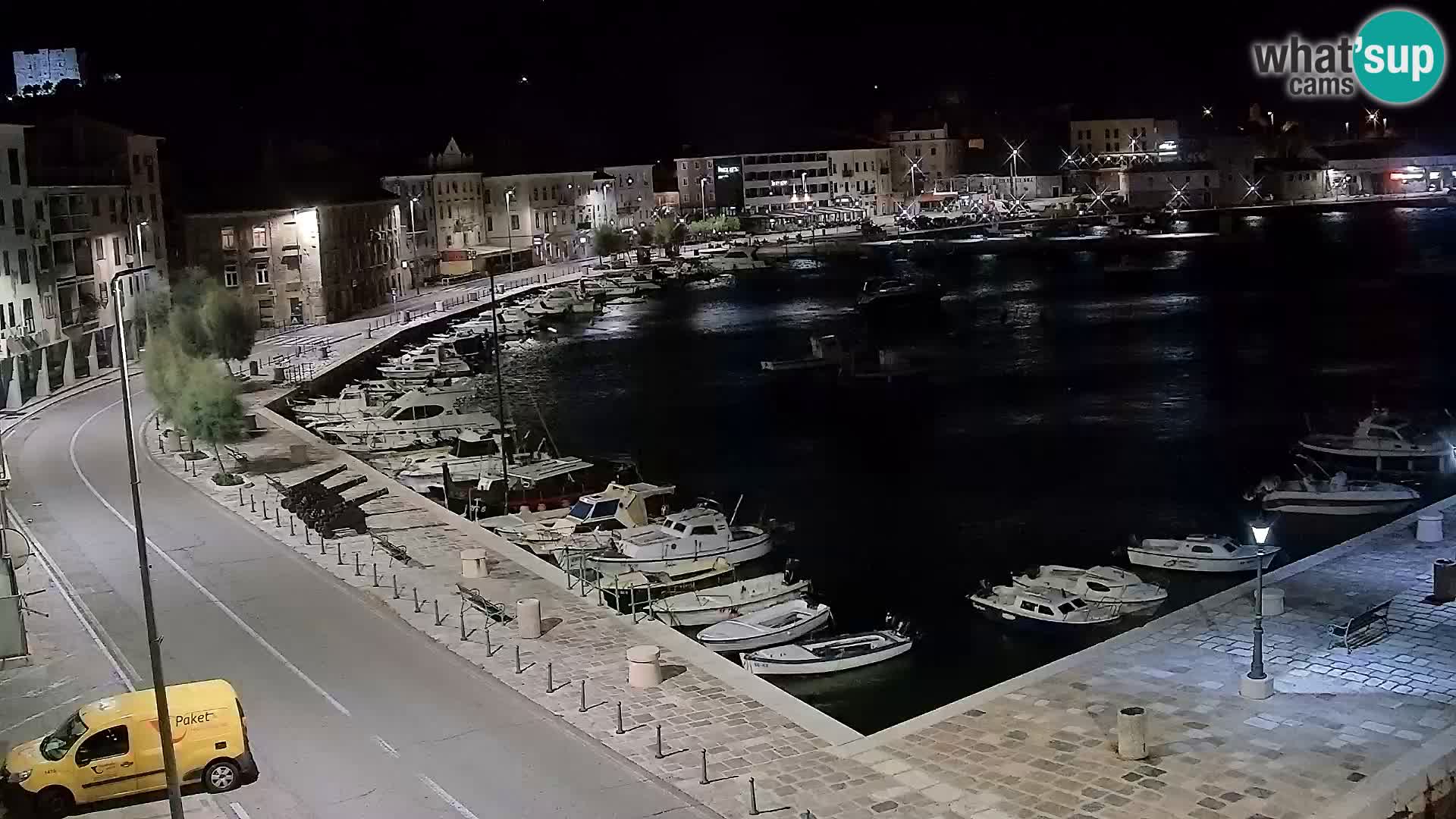 Kamera u živo Senj – Panoramski pogled na senjsku rivu
