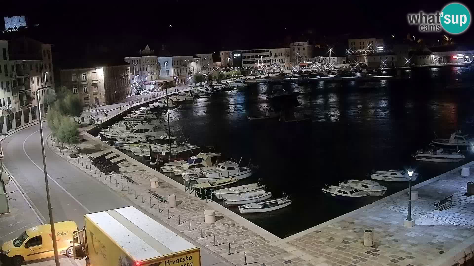 Senj Webcam – Panoramic view of Senj riva