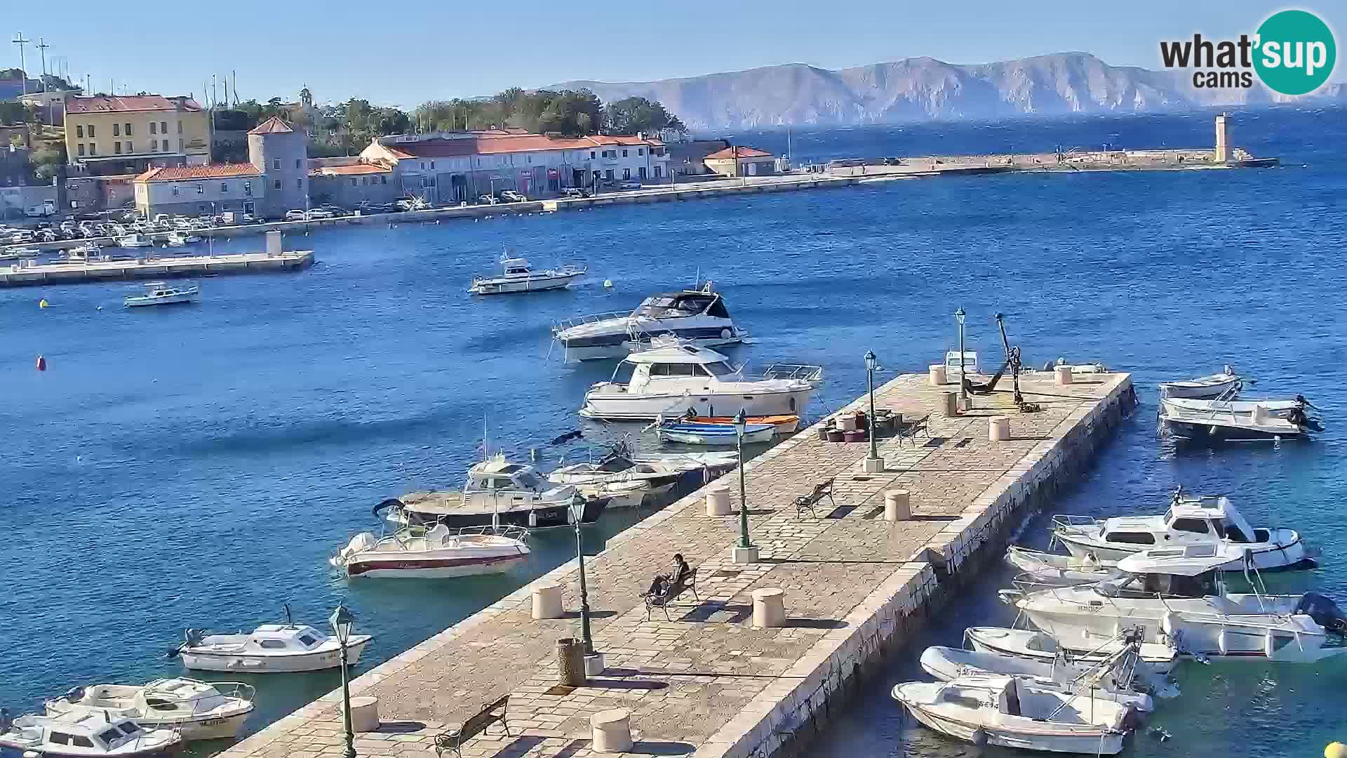 Senj camera en vivo – Vista panorámica de Senj riva