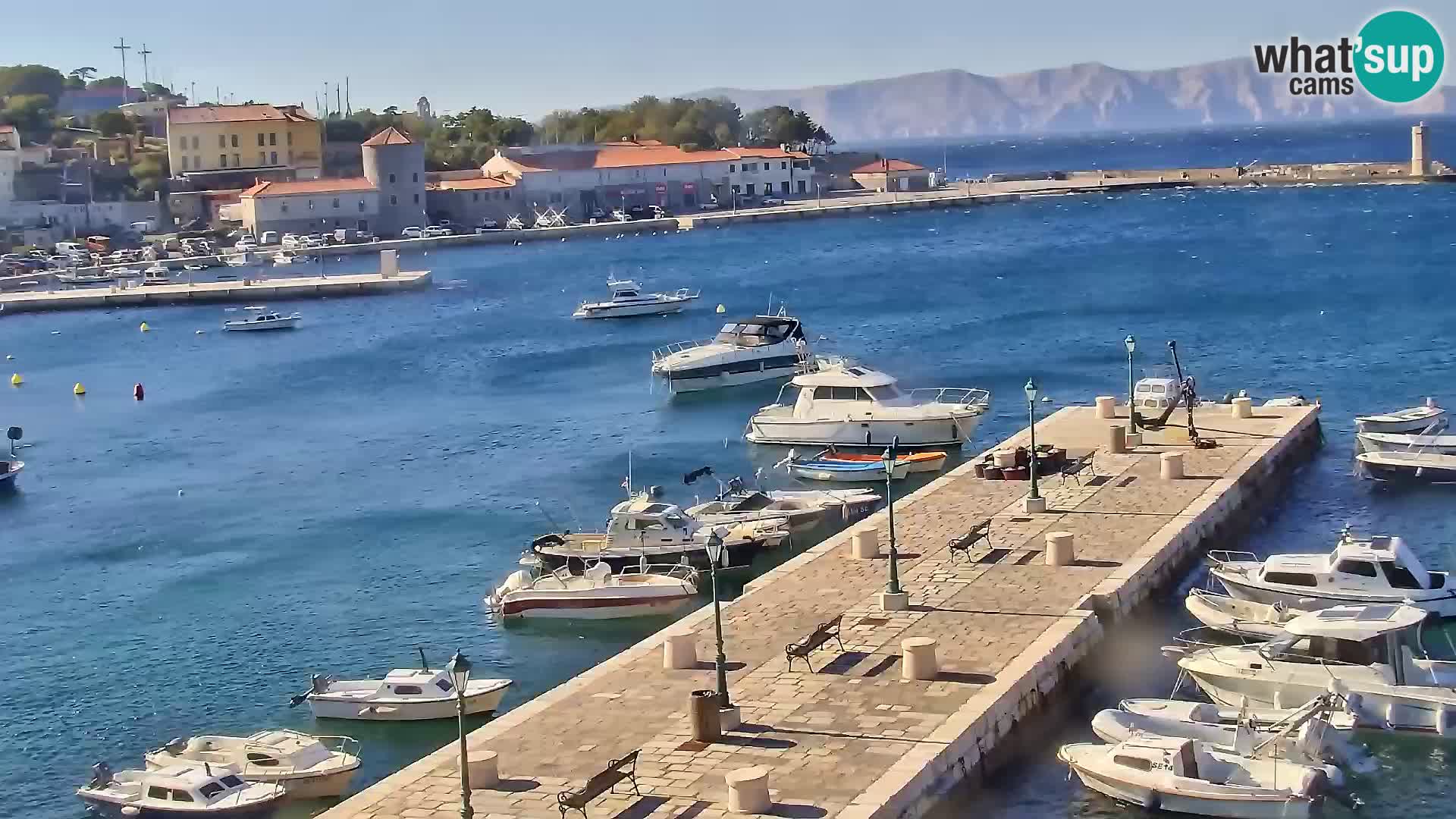 Senj Webcam – Panoramic view of Senj riva