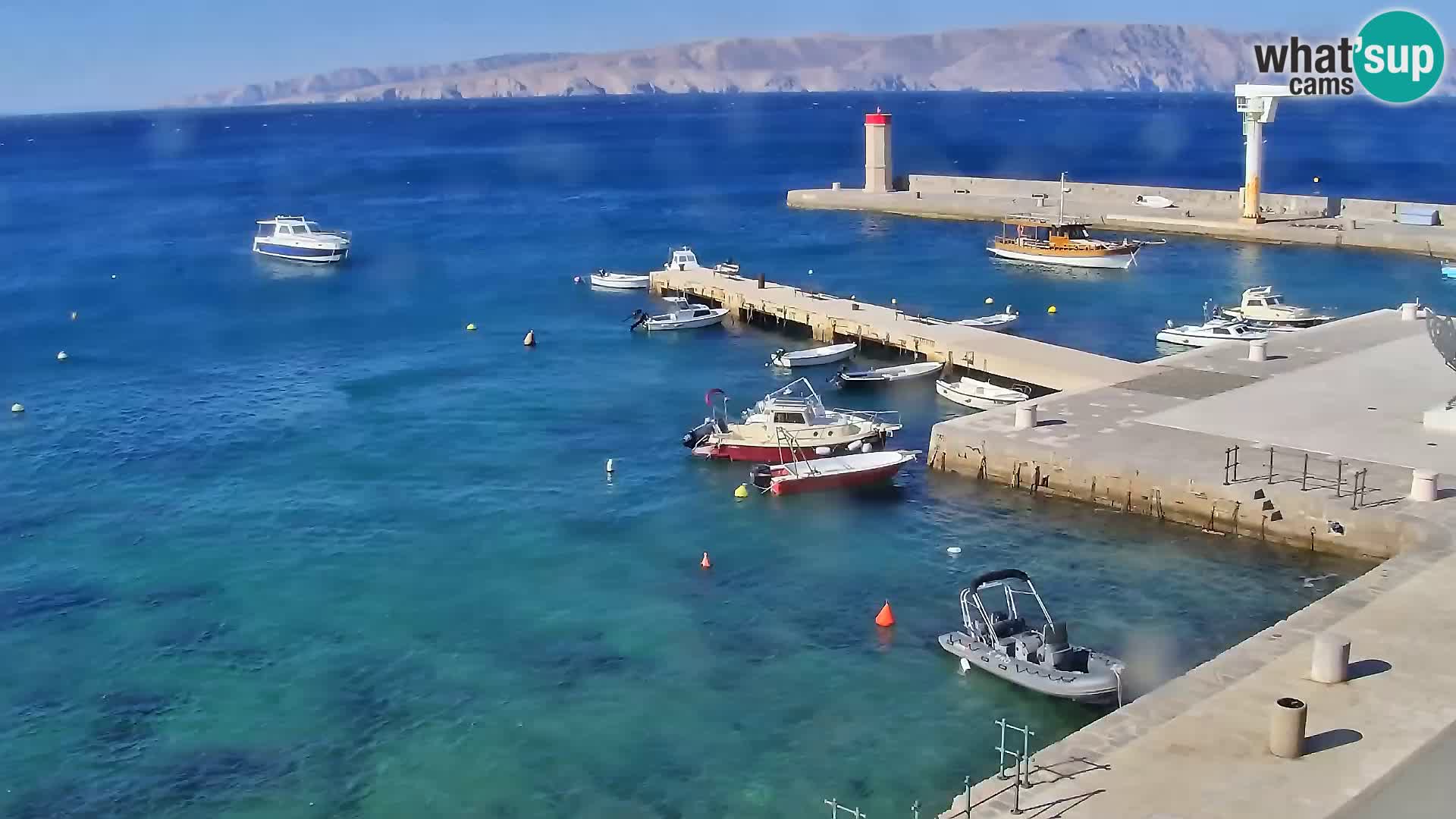 Webcam Segna – Panorama dell’lungomare di Senj