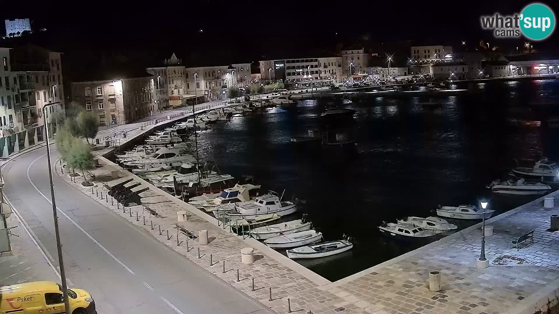 Kamera u živo Senj – Panoramski pogled na senjsku rivu
