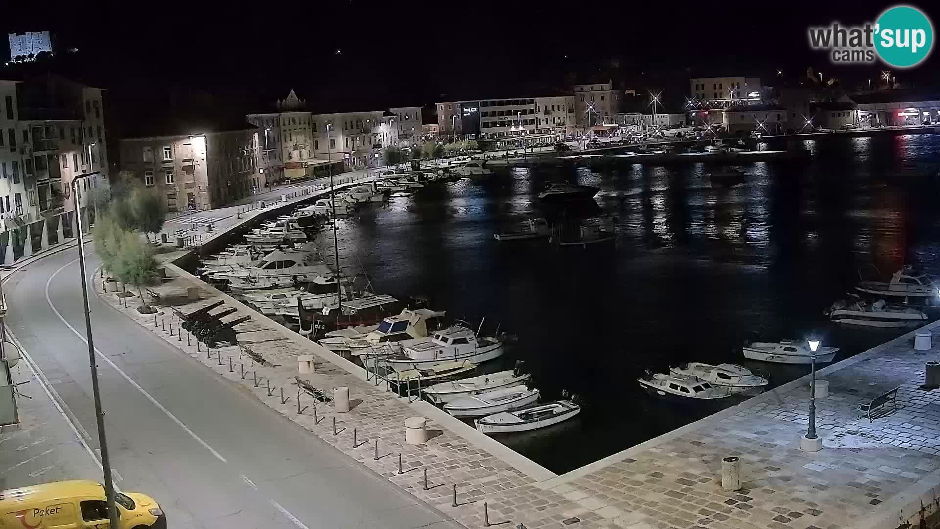 Senj camera en vivo – Vista panorámica de Senj riva