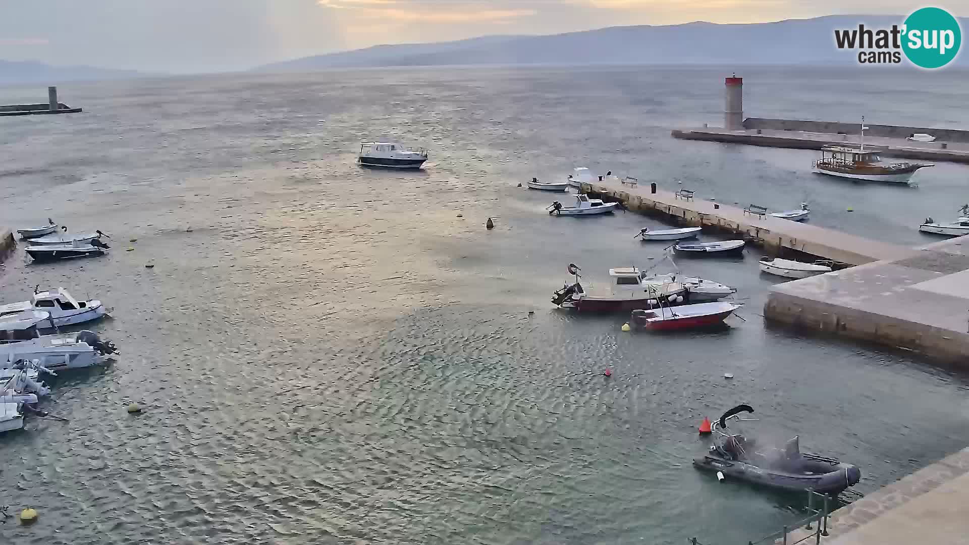 Senj Spletna kamera – pogled na obalo Senja